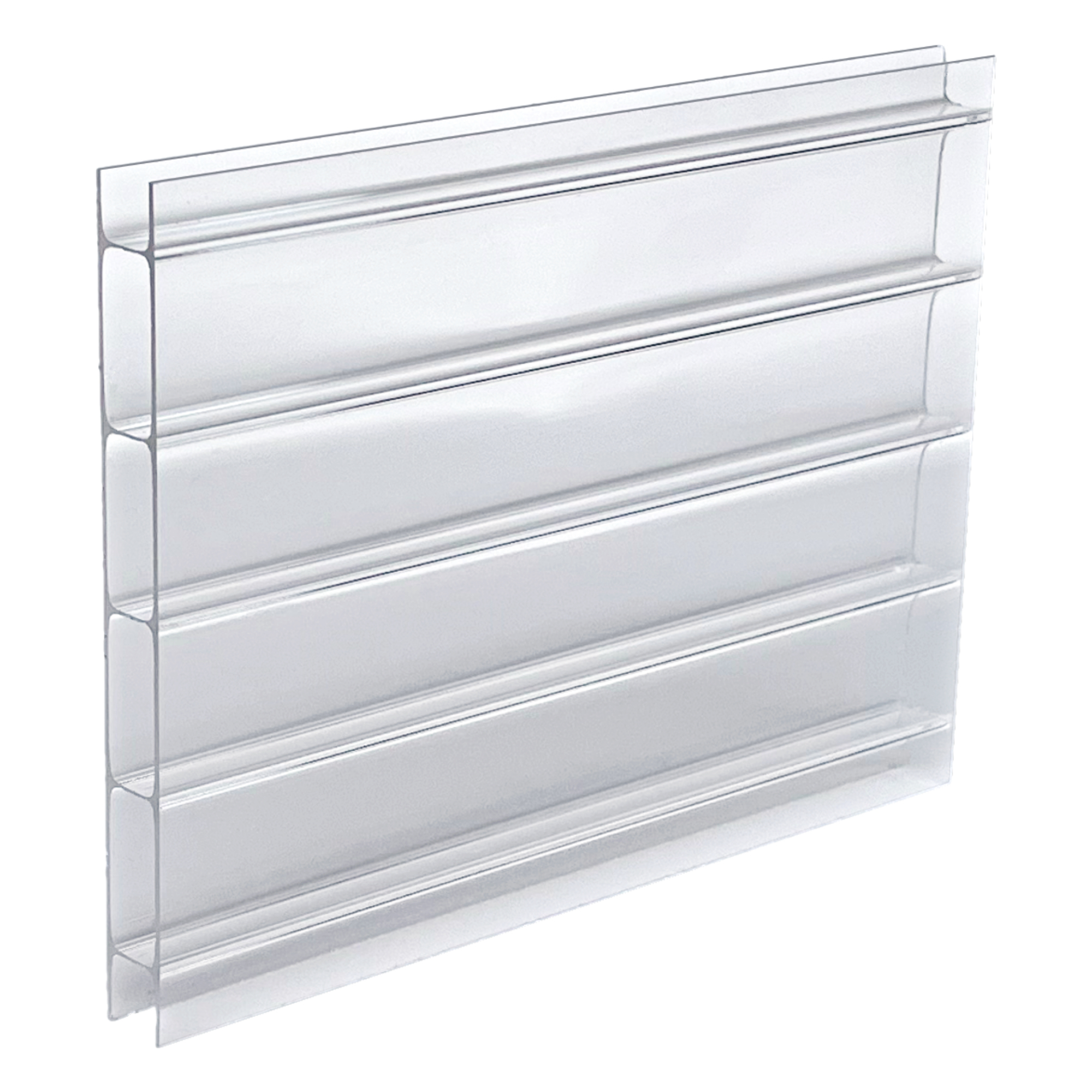 Acryl Stegplatte 16 mm Farblos / Klar - Acrylglas Hohlkammerplatten Hagelfest Highlux® 
