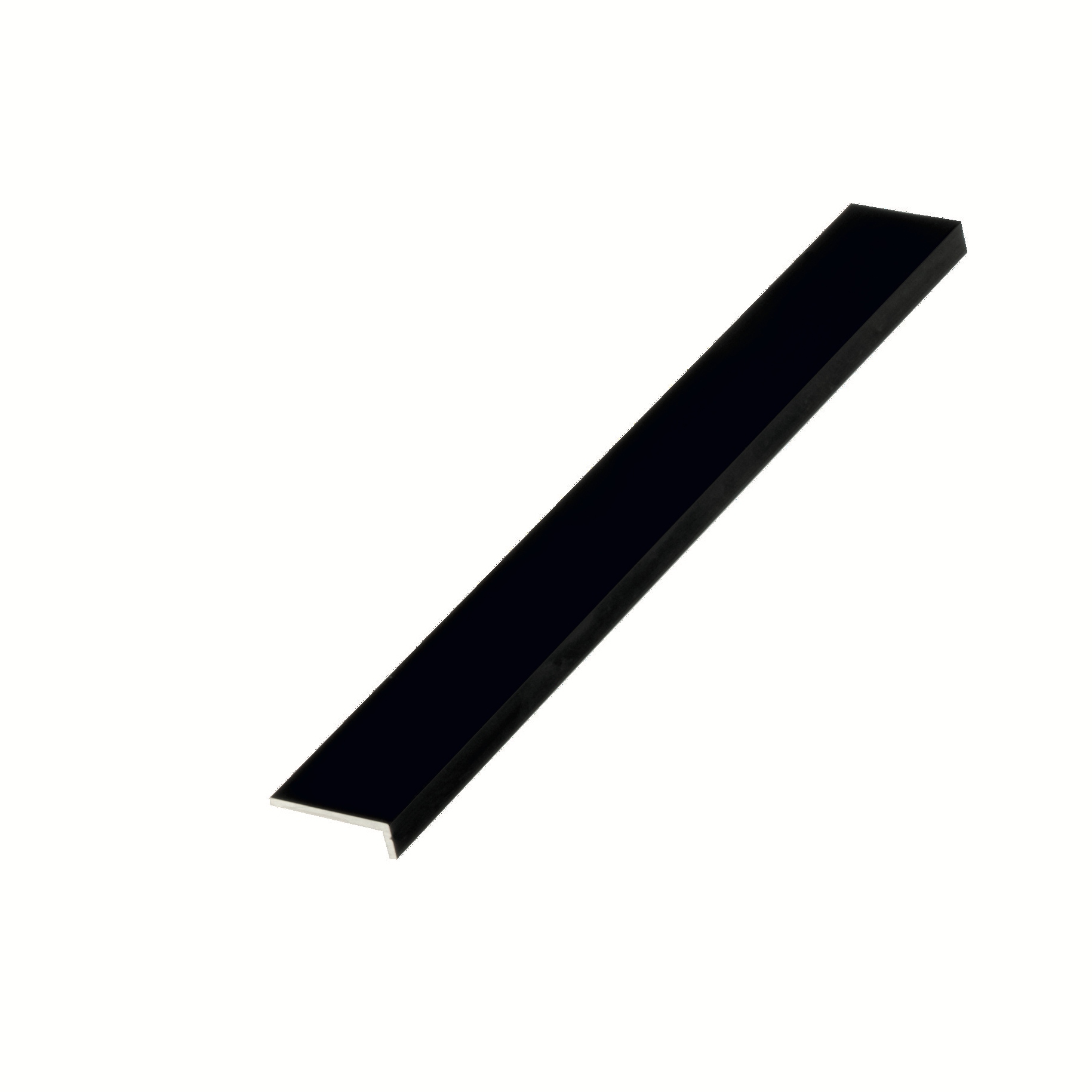 Alu Abschlussprofil Slim 3m Schwarz eloxiert für 3 mm Platten | ALUCOM®