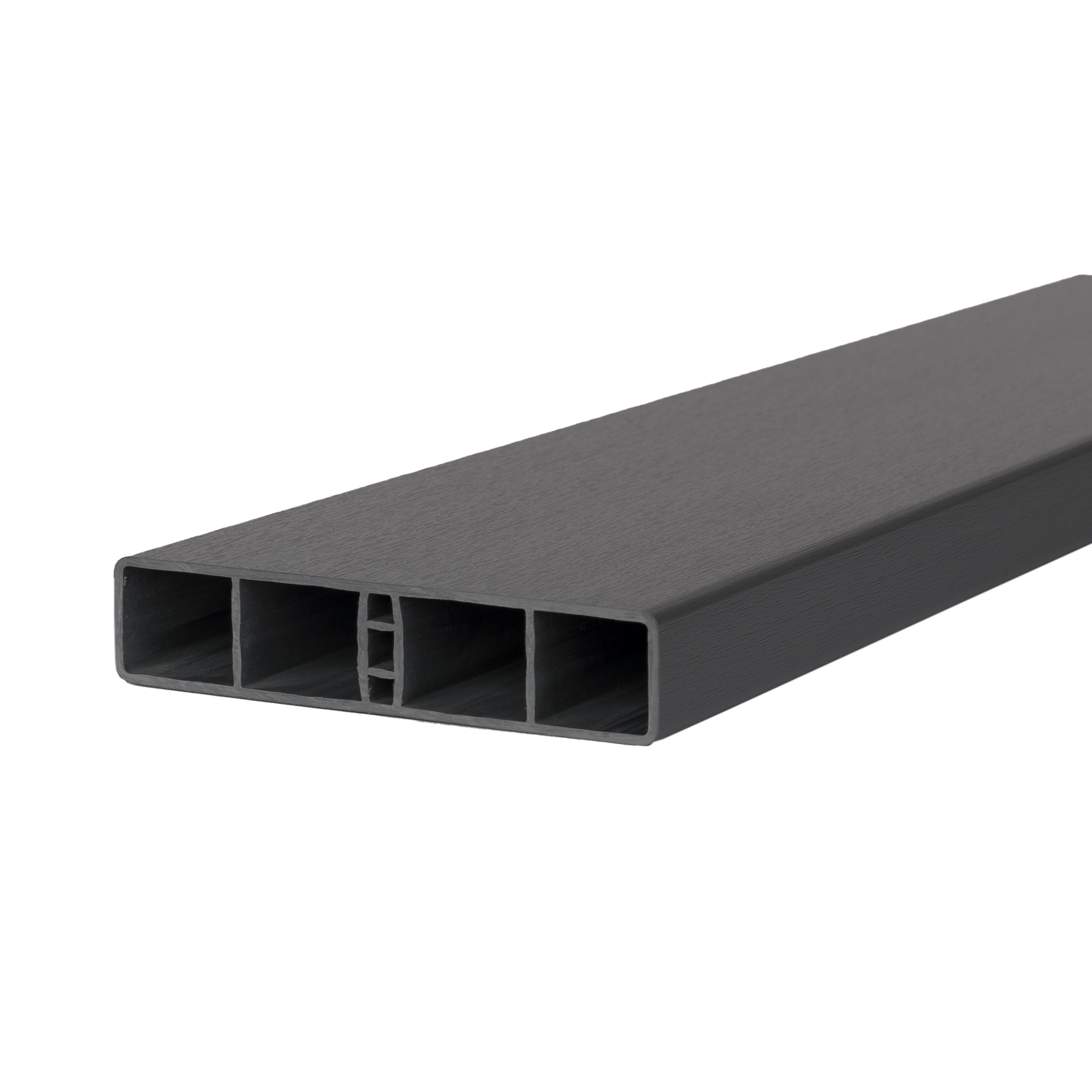 Balkonbrett Kunststoff Basaltgrau ähnl. RAL 7012 - Balkonprofile 120 x 25 mm MIKUPAN® Balkonbrett Kunststoff Basaltgrau ähnl. RAL 7012 - Balkonprofile 120 x 25 mm MIKUPAN®