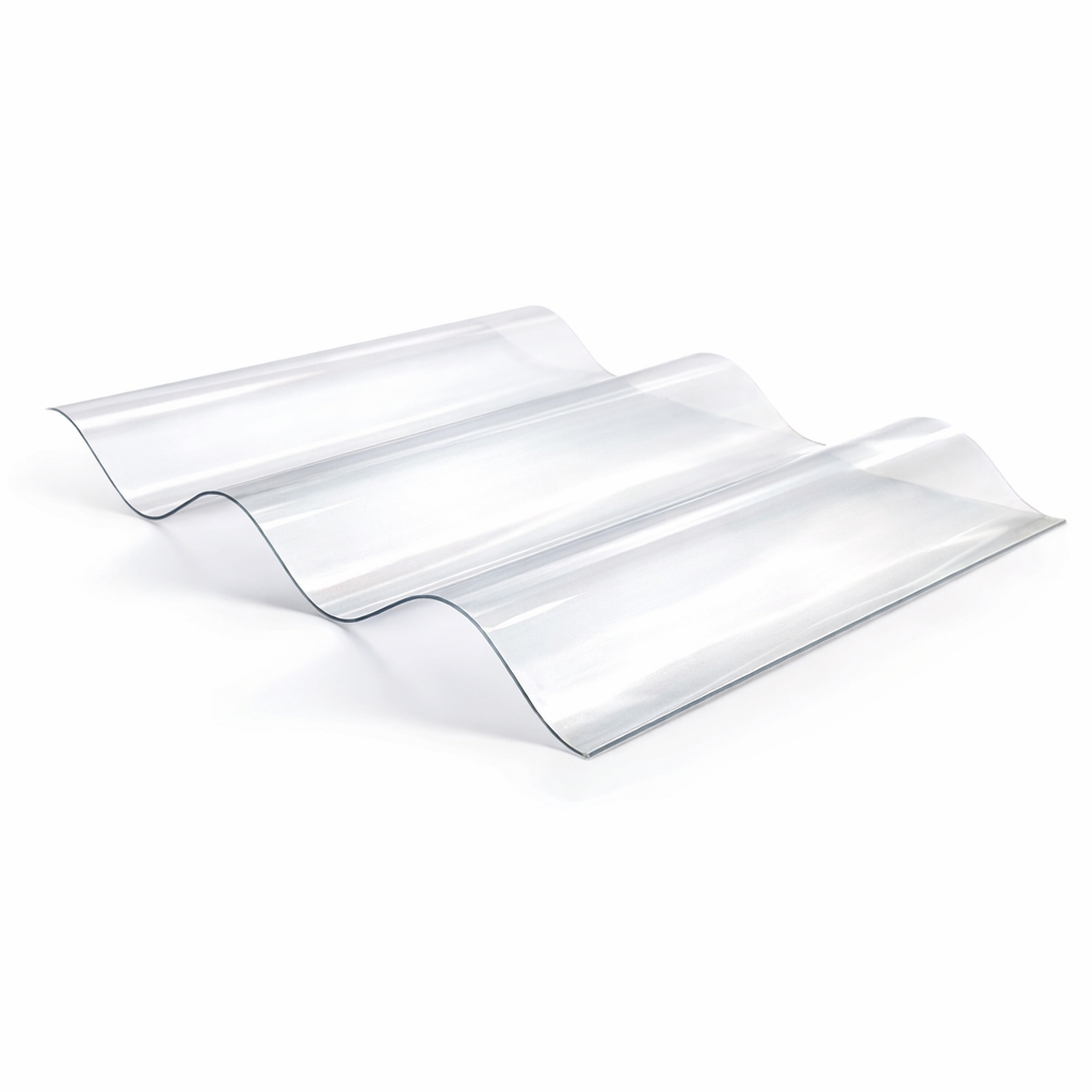 PVC Wellplatten Sinus farblos/klar 177/51 1,0mm - Renolit Ondex Sollux® Lichtplatten