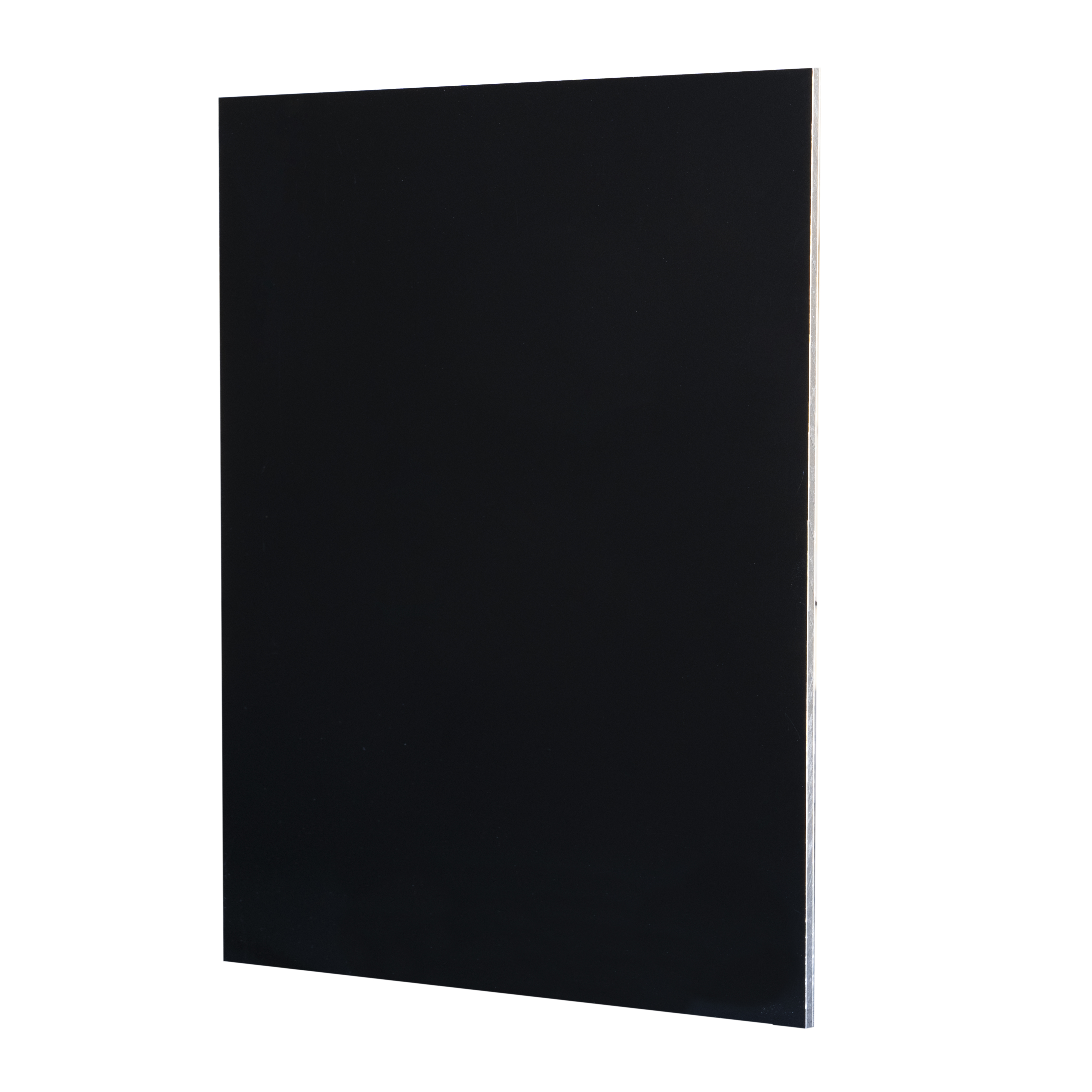 Alu Verbundplatte beidseitig Schwarz matt | ALUCOM® Alu Verbundplatte beidseitig Schwarz matt | ALUCOM®