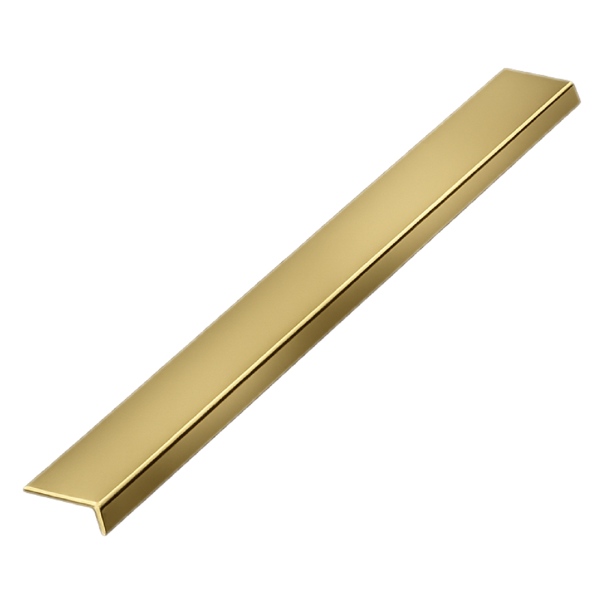 Alu Abschlussprofil Slim 3m Gold  eloxiert für 3 mm Platten | ALUCOM®