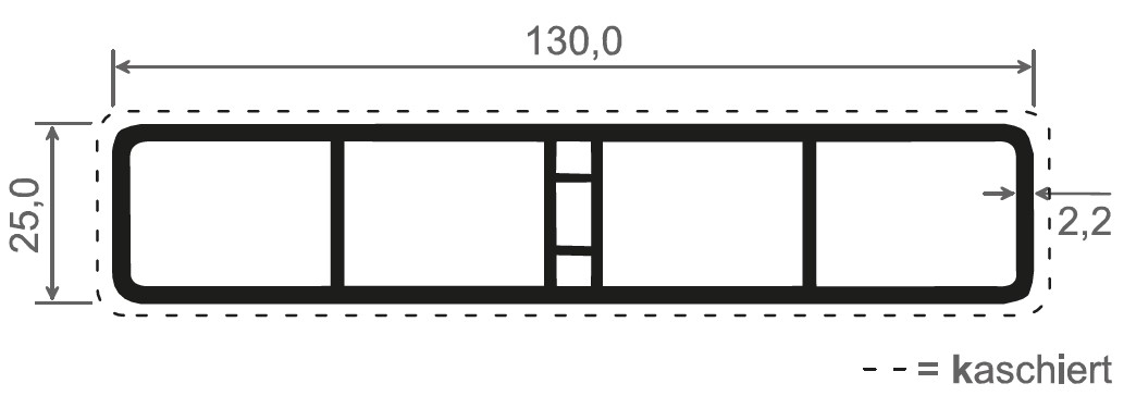 Zaunlatte Kunststoff | Kunststofflatte Anthrazit ähnl. RAL 7016 | 130 x 25 mm Zaunlatte Kunststoff | Kunststofflatte Anthrazit ähnl. RAL 7016 | 130 x 25 mm