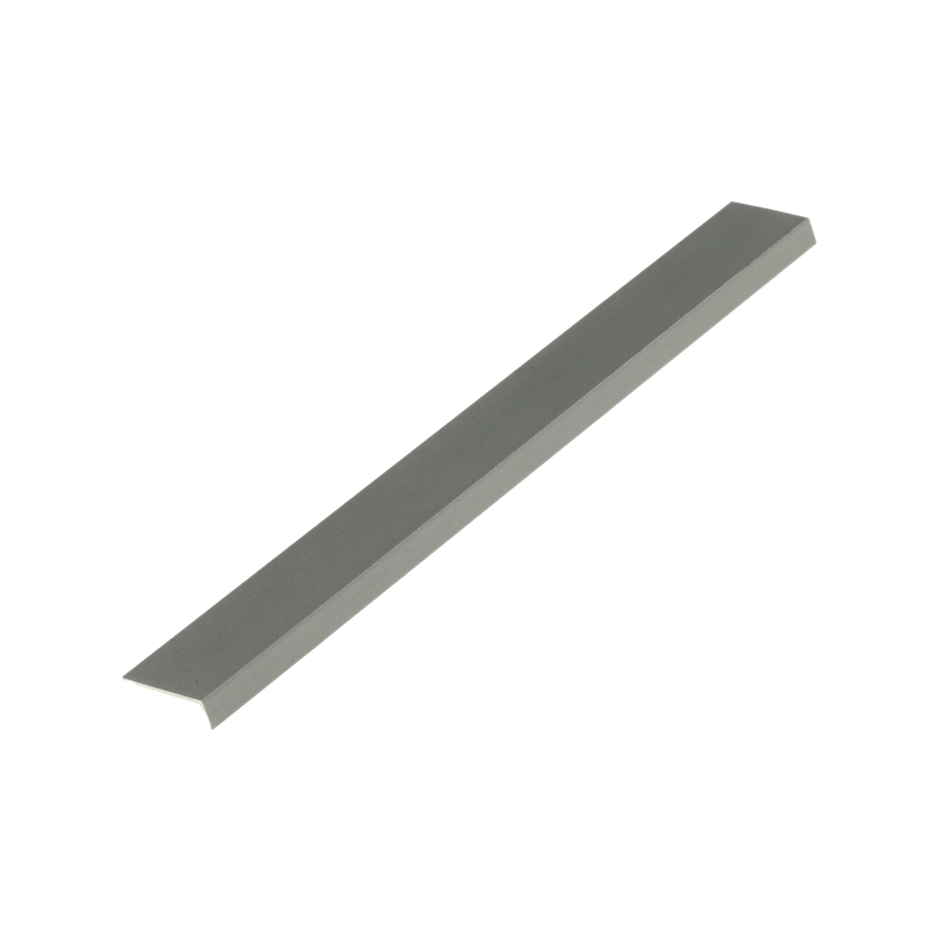 Alu Abschlussprofil Slim 3m Silber eloxiert für 3 mm Platten | ALUCOM®