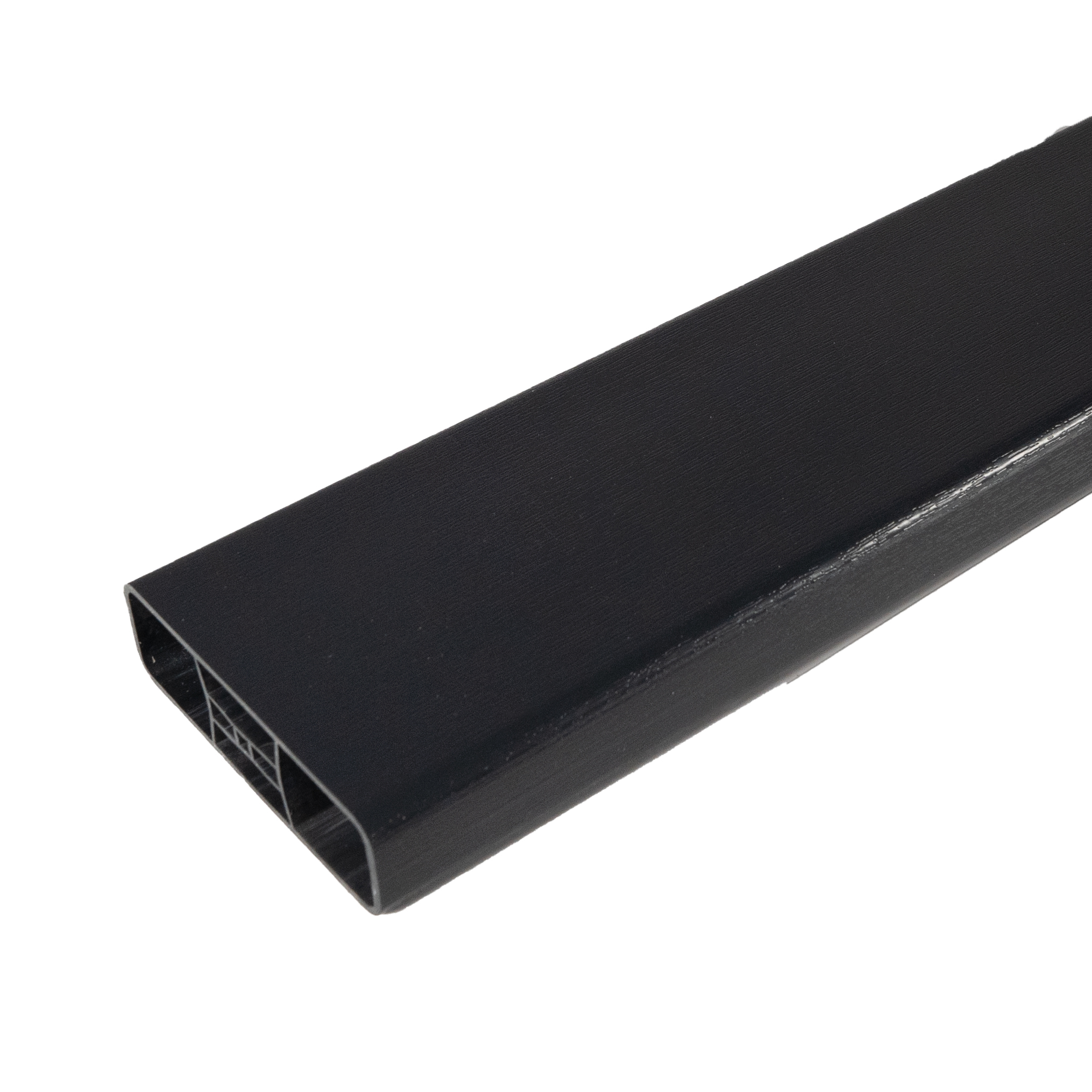 Balkonbrett Kunststoff Anthrazit ähnl. RAL 7016 - Balkonprofile 85 x 25 mm MIKUPAN® Balkonbrett Kunststoff Anthrazit ähnl. RAL 7016 - Balkonprofile 85 x 25 mm MIKUPAN®