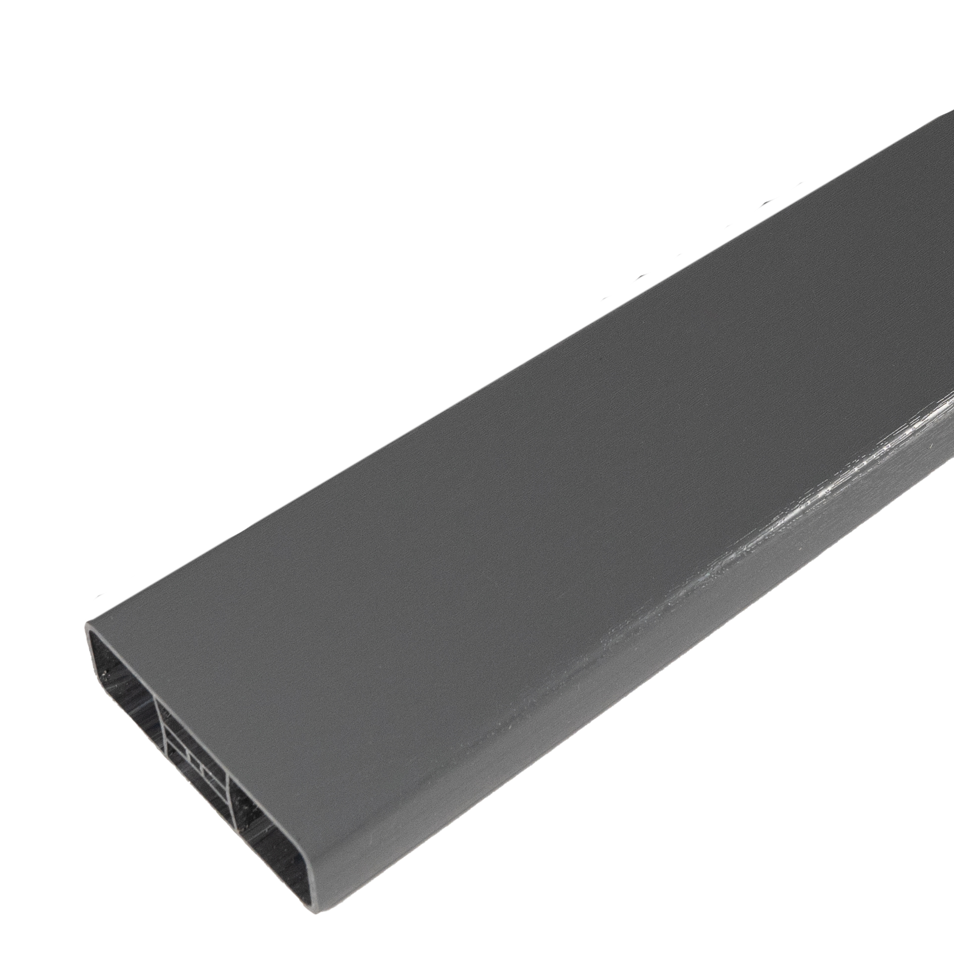 Balkonbrett Kunststoff Basaltgrau ähnl. RAL 7012 - Balkonprofile 85 x 25 mm MIKUPAN® Balkonbrett Kunststoff Basaltgrau ähnl. RAL 7012 - Balkonprofile 85 x 25 mm MIKUPAN®