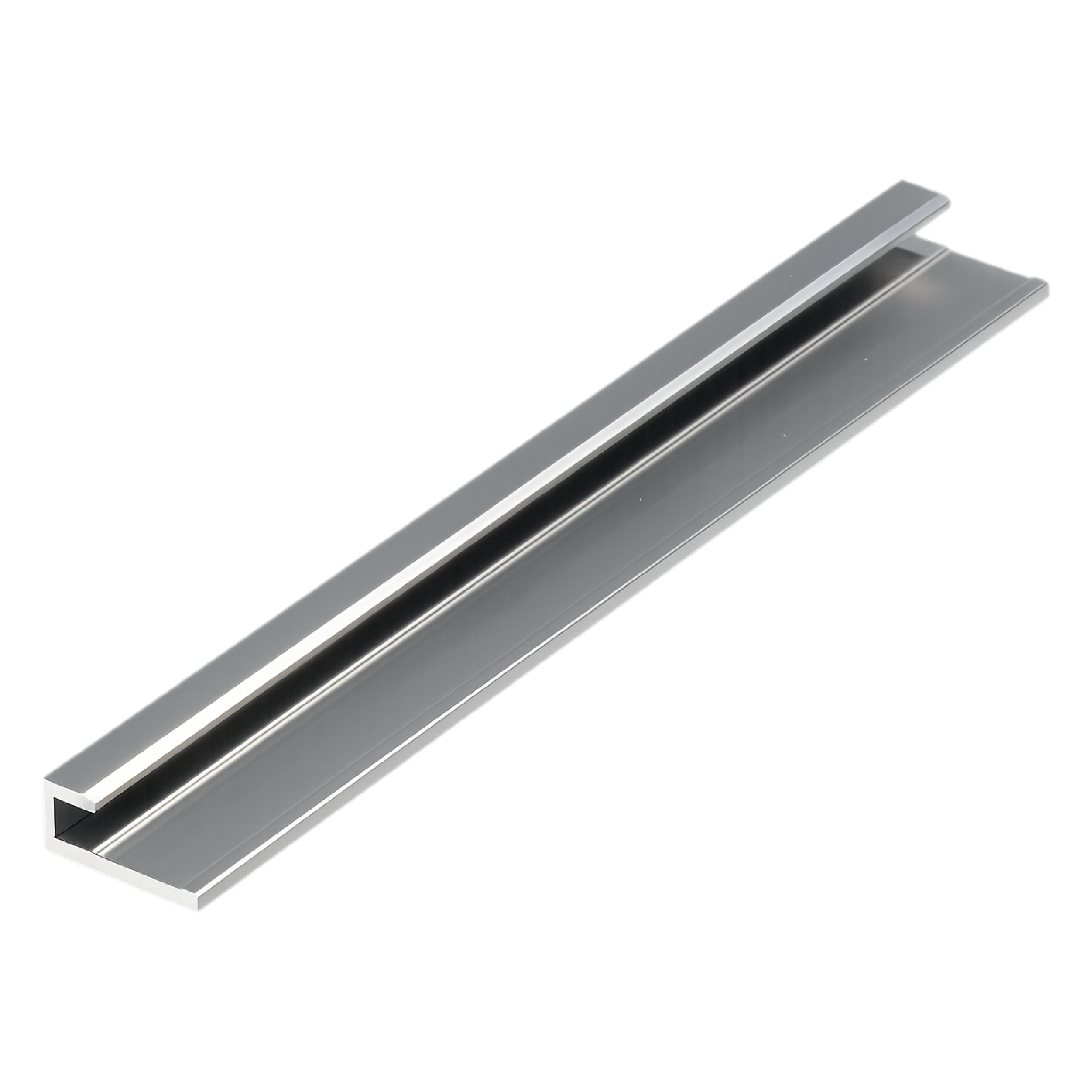 Alu Abschlussprofil 3m Silber eloxiert für 3 mm Platten | ALUCOM®