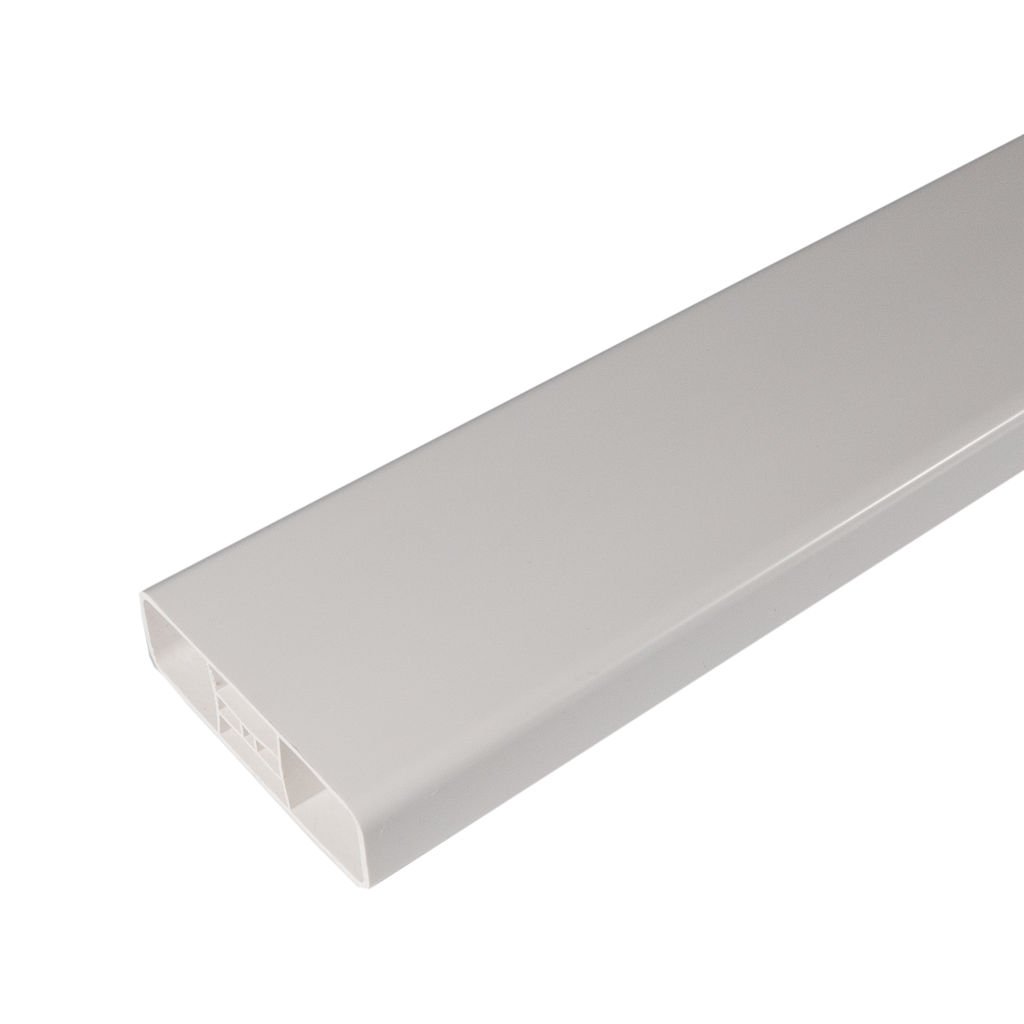 Balkonbrett Kunststoff Weiß - Balkonprofile 85 x 25 mm MIKUPAN® Balkonbrett Kunststoff Weiß - Balkonprofile 85 x 25 mm MIKUPAN®