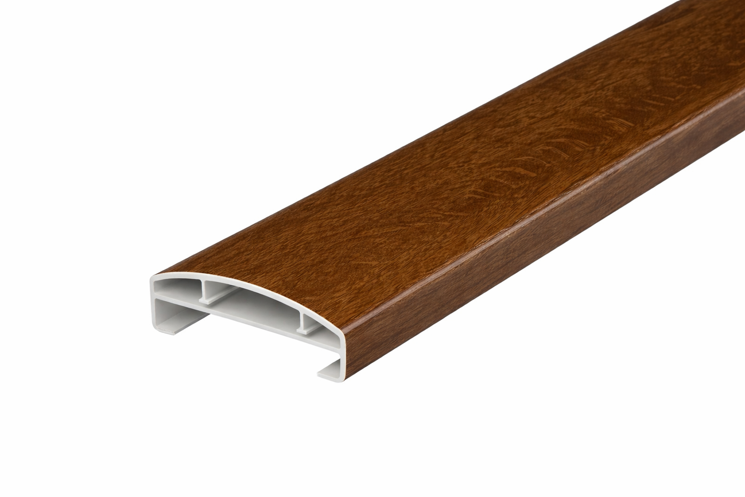 Balkonhandlauf Kunststoff Golden Oak - 150x45 mm Balkongeländer 