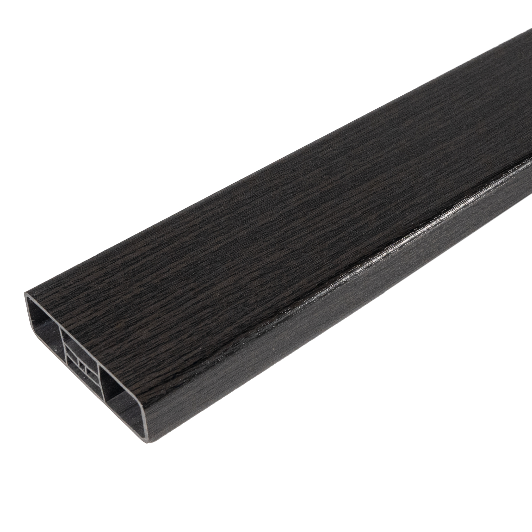 Zaunlatte Kunststoff | Kunststofflatte Eiche Dunkel | 85 x 25 mm Zaunlatte Kunststoff | Kunststofflatte Eiche Dunkel | 85 x 25 mm