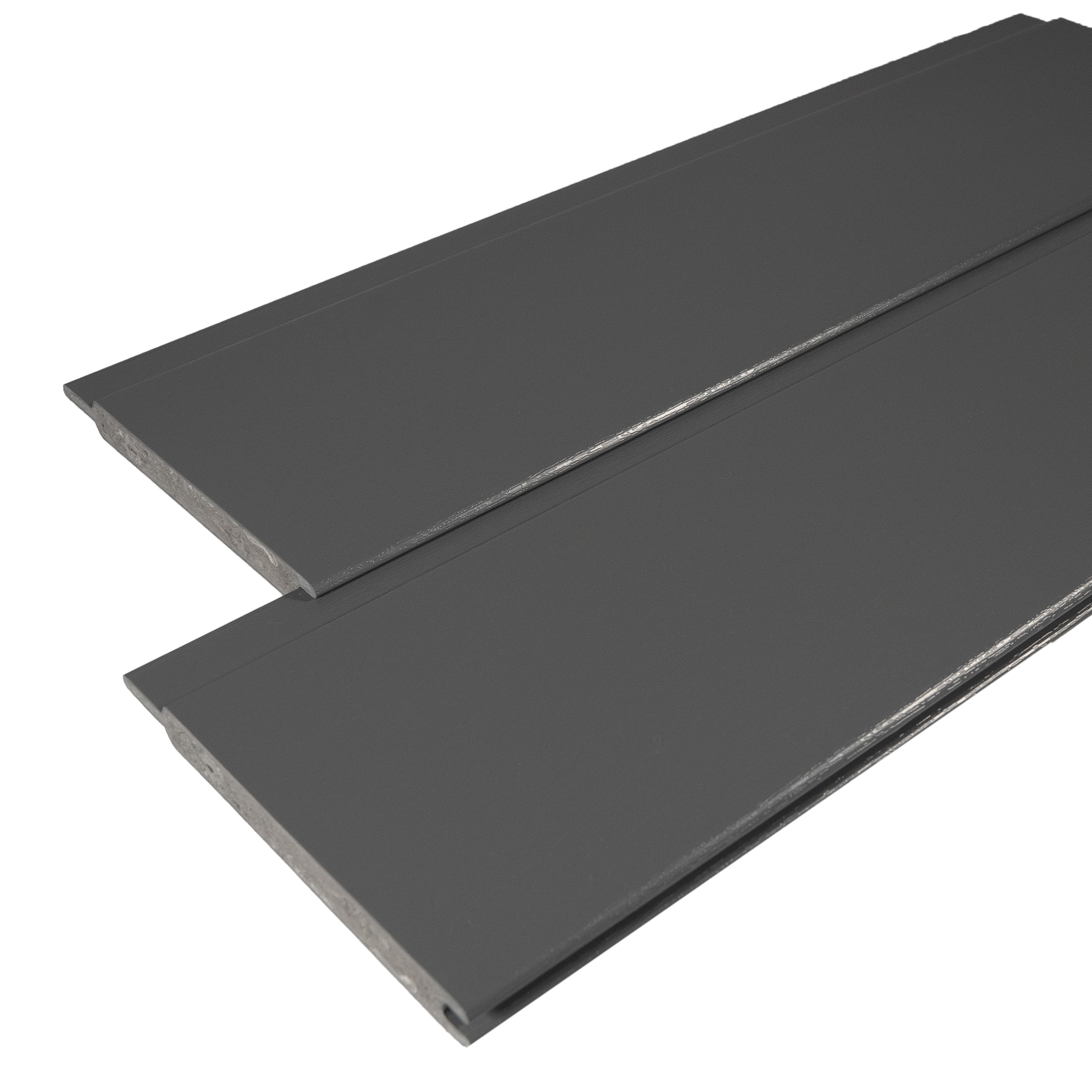 Torfüllung Kunststoff Basaltgrau ähnl. RAL 7012 - Massiv Kunststoffbretter für Tore, Türen & Zäune 143 x 15 mm 