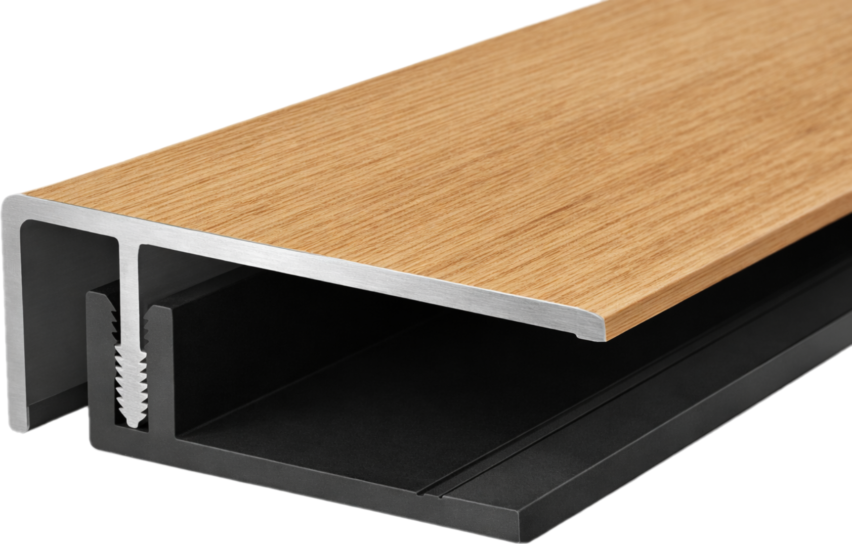 U-Profil 2-teilig Alu-Kunststoff | MIKUPAN® - Sibirische Lärche