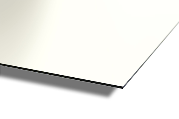 Wandverkleidung Bad Aluverbund - Reinweiß RAL 9010 | ALUCOM® Design Interieur Wandverkleidung Bad Aluverbund - Reinweiß RAL 9010 | ALUCOM® Design Interieur