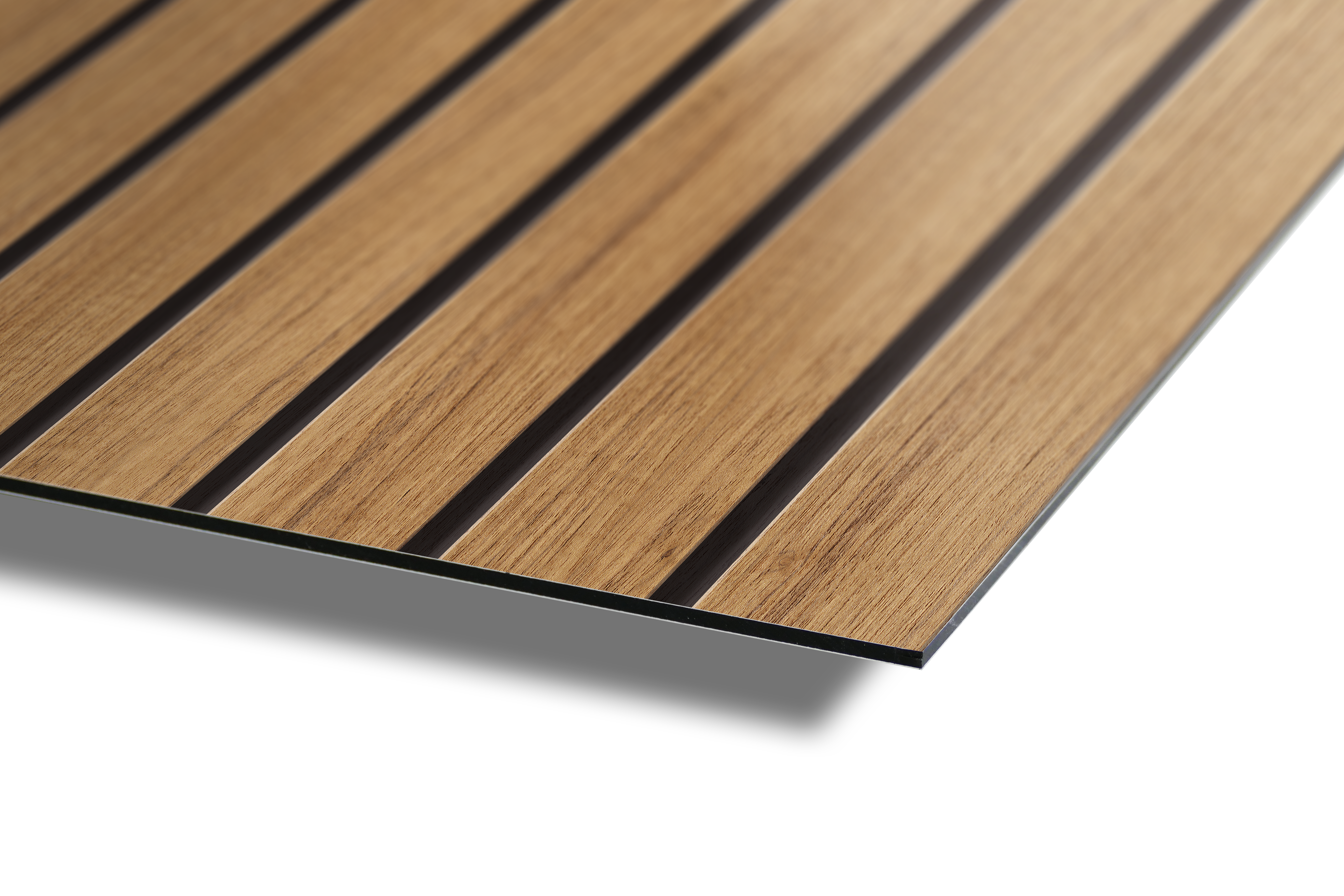 ALUTEC® Alu Verbundplatten / Fassadenplatten 6 mm mit Dekor | Holzlamellen Optik
