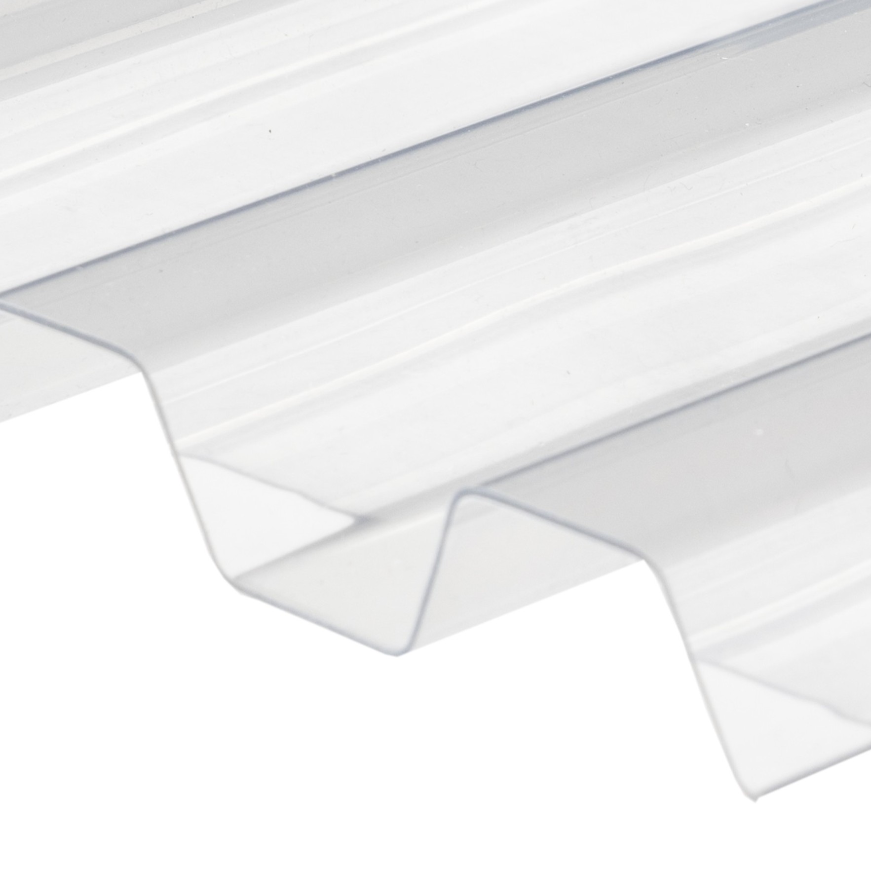 PVC Wellplatten Trapez farblos 70/18 1,0mm - Renolit Ondex Sollux® Lichtplatten