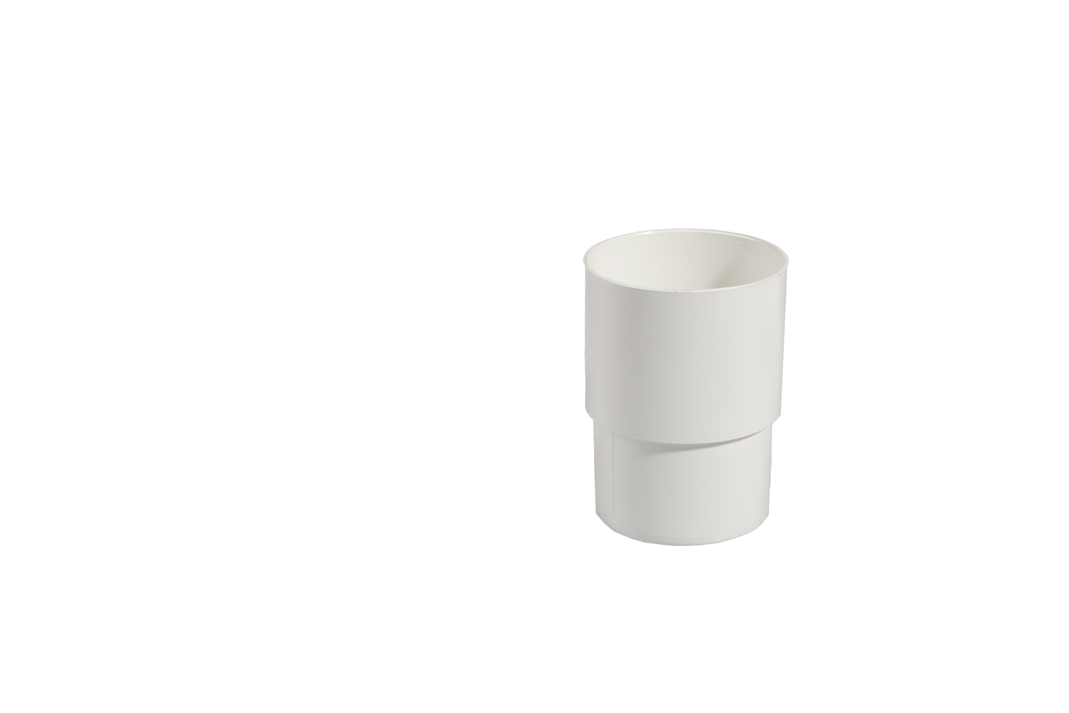 Rohrmuffe / Steckmuffe PVC Weiß DN75  Rohrmuffe / Steckmuffe PVC Weiß DN75