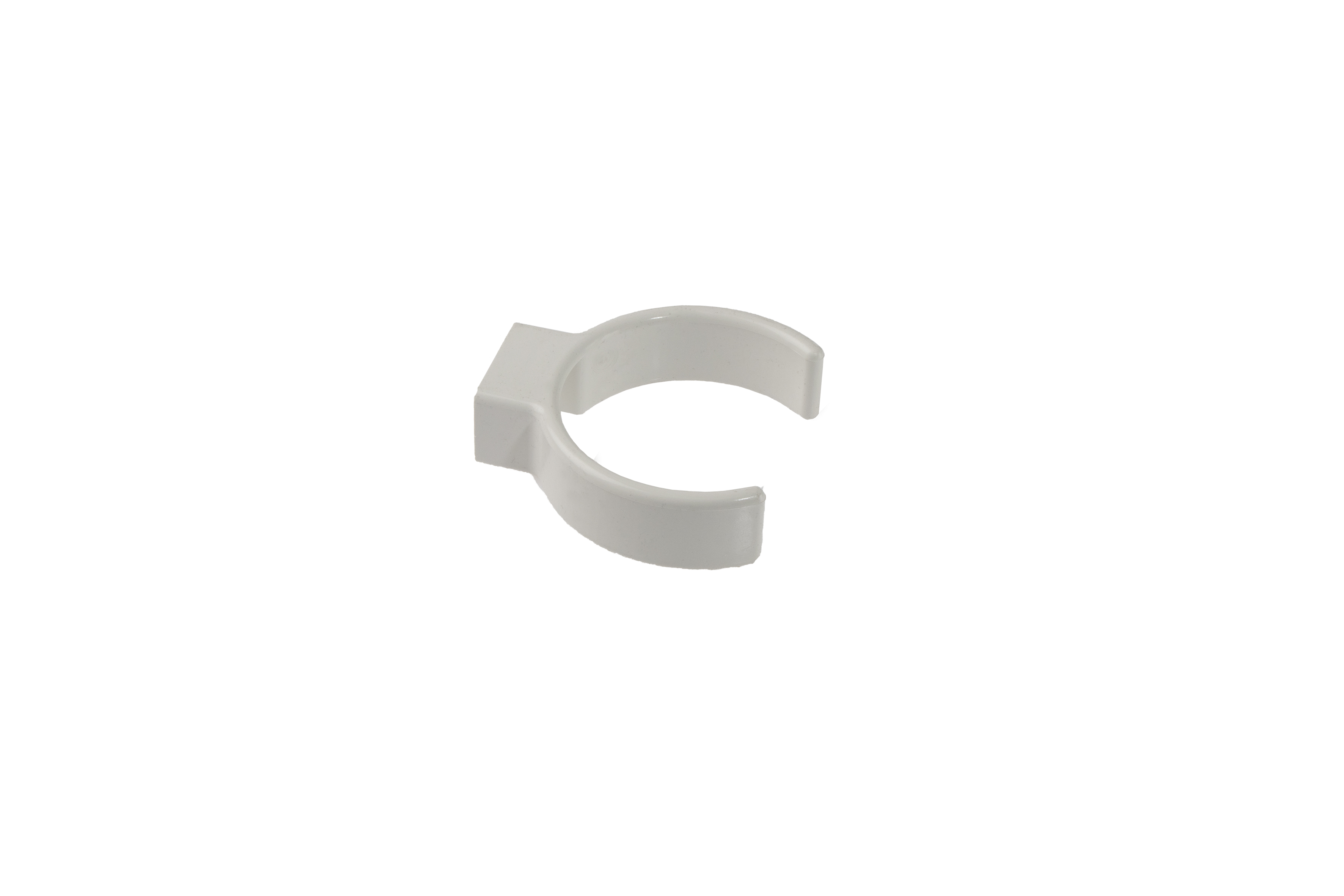 Clip-Rohrschelle PVC Weiß für DN75 inkl. Schraube