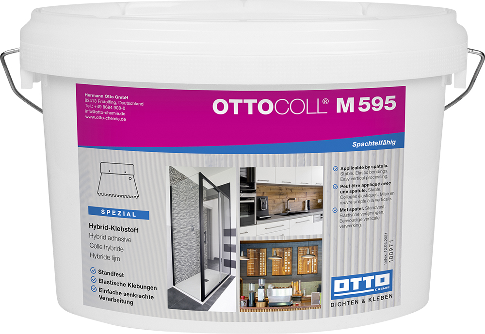 OTTOcoll M595 Hybrid-Klebstoff Spachtelfähig - 5kg Eimer OTTOcoll M595 Hybrid-Klebstoff Spachtelfähig - 5kg Eimer
