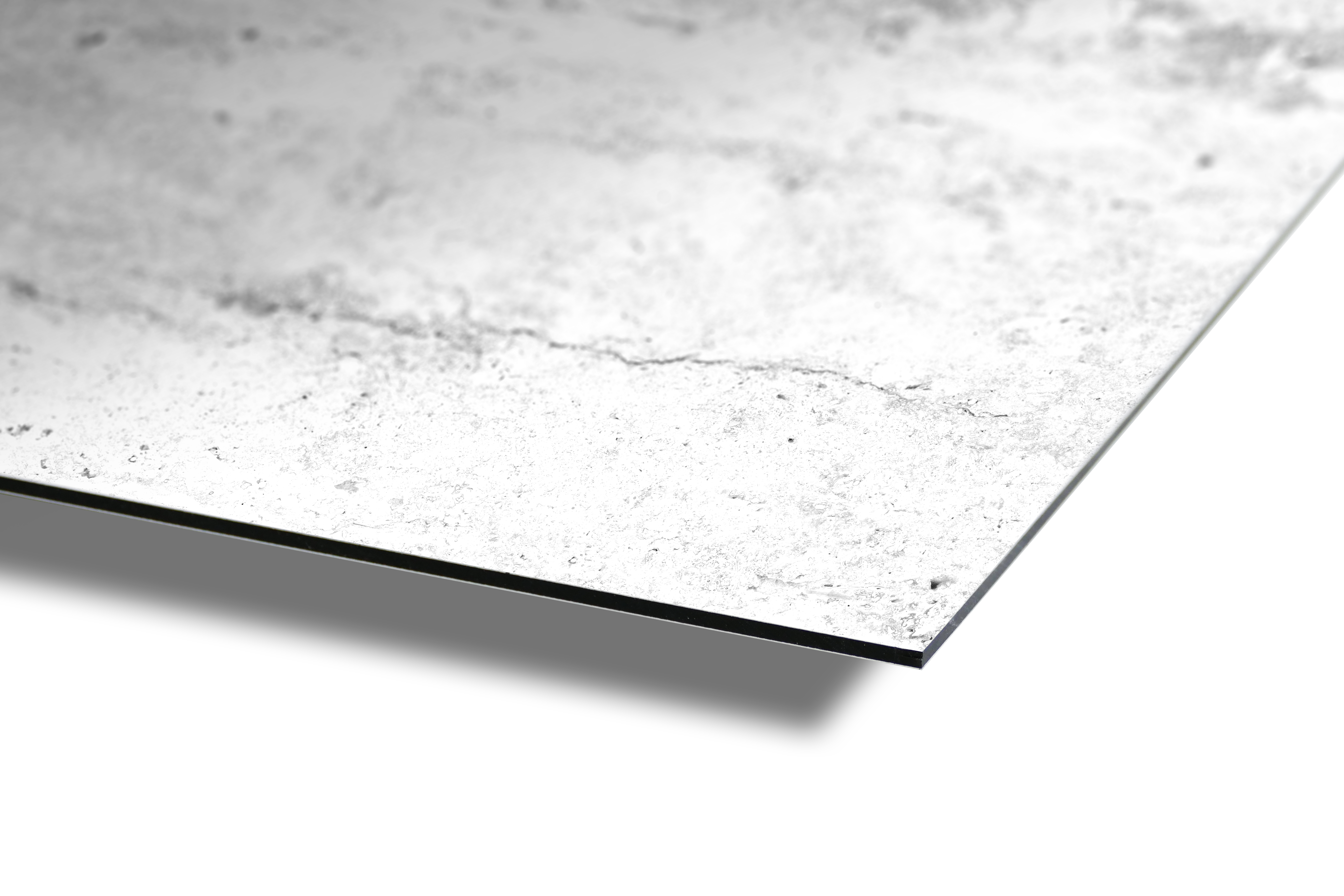 ALUCOM® Alu Verbundplatten / Fassadenplatten 6 mm Travertin Weiß