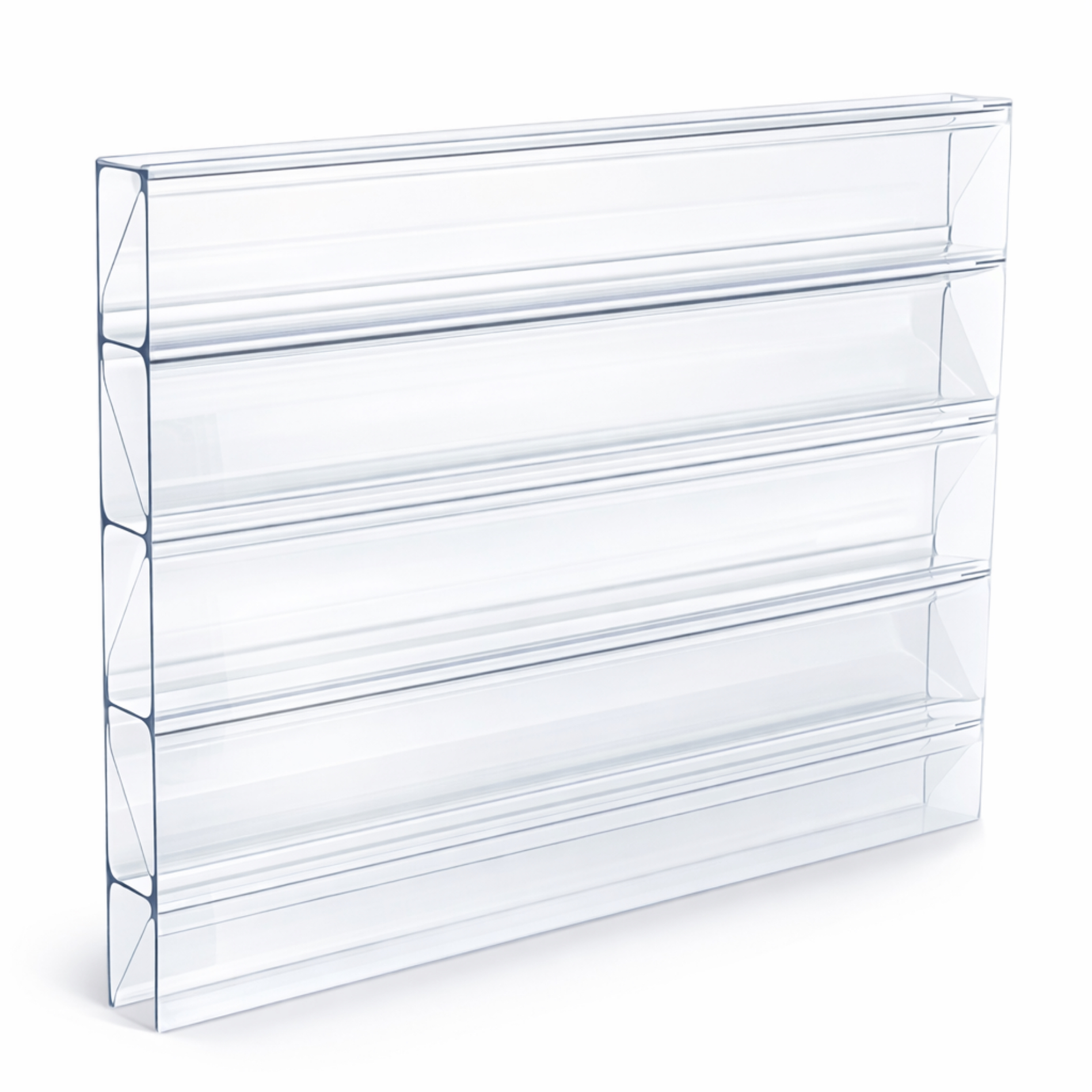 Doppelstegplatte 16 mm Farblos / Klar - Polycarbonat Hohlkammerplatte - Premium Longlife