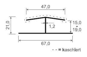 Kunststoff Verbinderprofil / H-Profil MIKUPAN® für Fassade - Anthrazit ähnl. RAL 7016 Kunststoff Verbinderprofil / H-Profil MIKUPAN® für Fassade - Anthrazit ähnl. RAL 7016