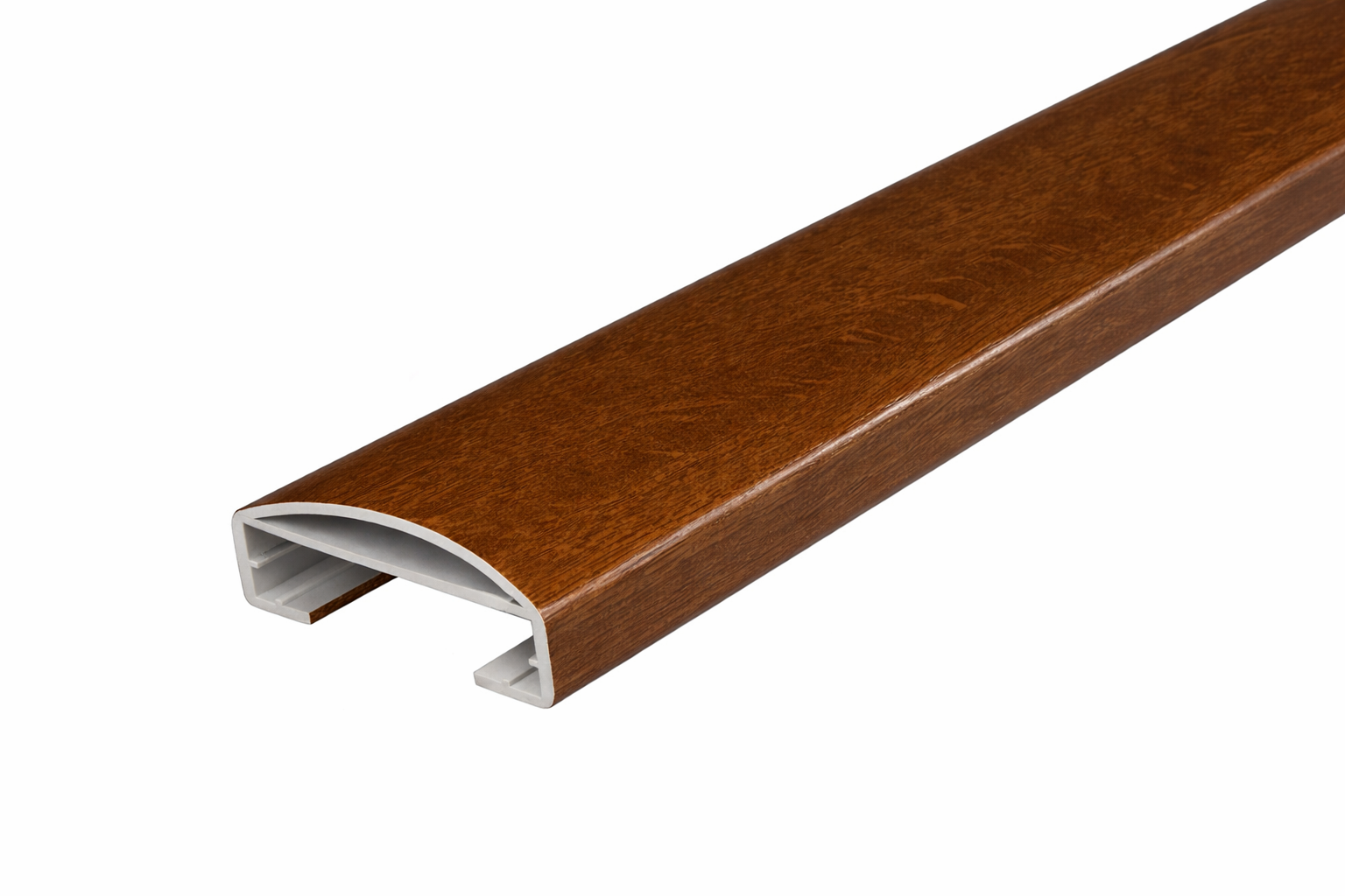 Balkonhandlauf Kunststoff Golden Oak - 90x40 mm Balkongeländer