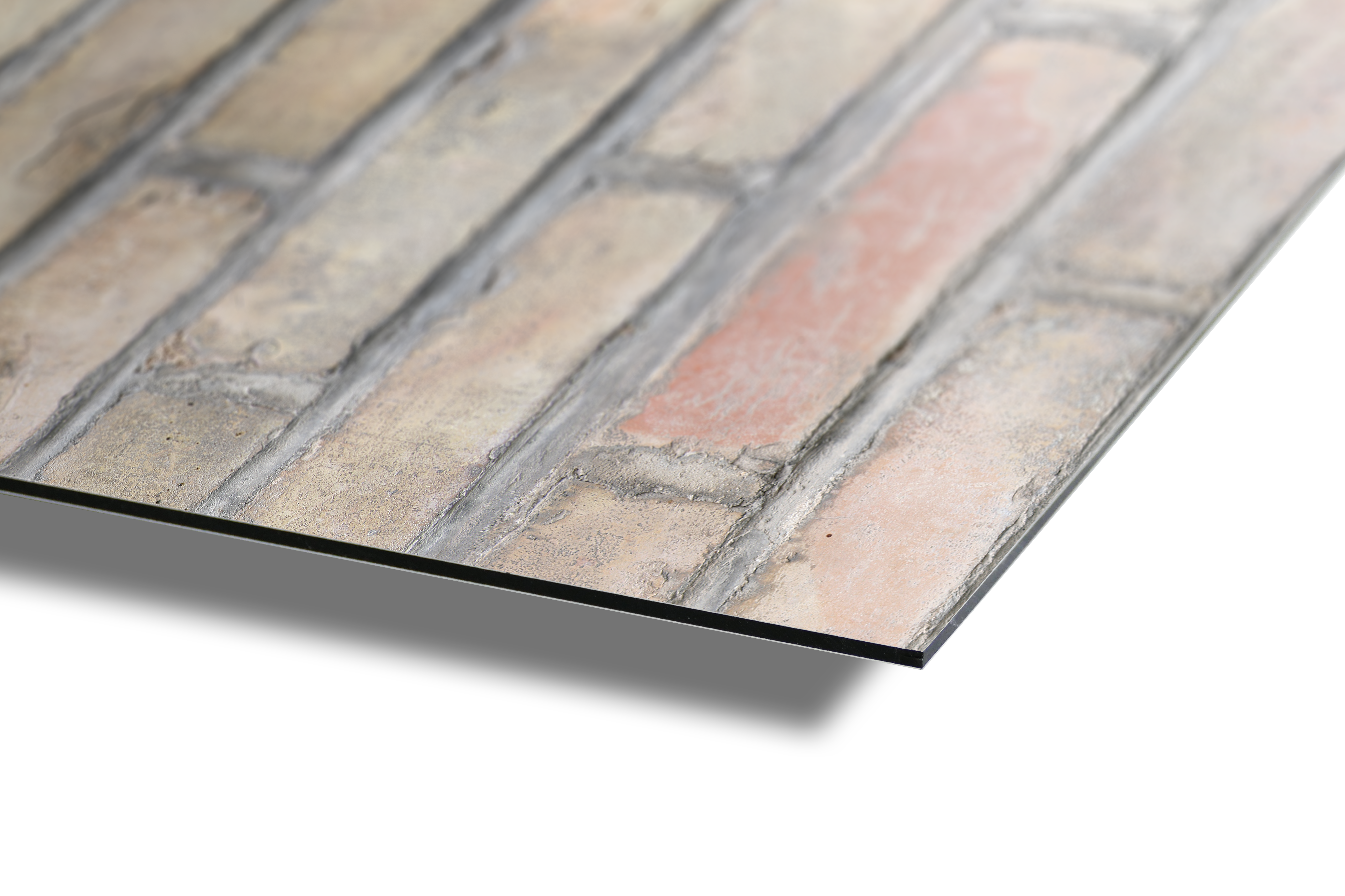 ALUCOM® Alu Verbundplatten / Fassadenplatten 6 mm mit Dekor | Ziegel Optik ALUCOM® Alu Verbundplatten / Fassadenplatten 6 mm mit Dekor | Ziegel Optik