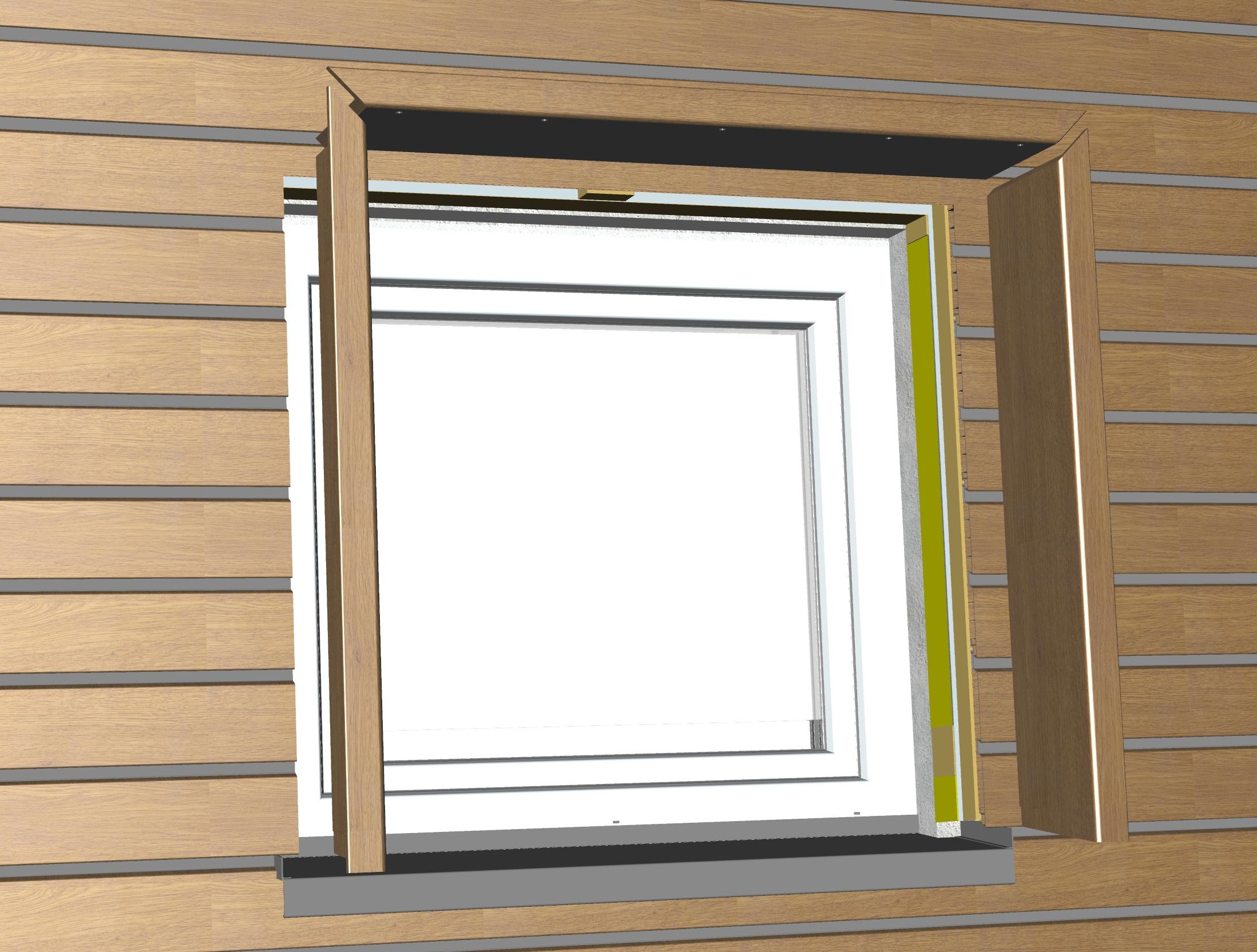 Hartschaum-Winkelprofil - Dachrandverkleidung / Laibungsverkleidung  40/110 mm weiß glatt Hartschaum-Winkelprofil - Dachrandverkleidung / Laibungsverkleidung  40/110 mm weiß glatt