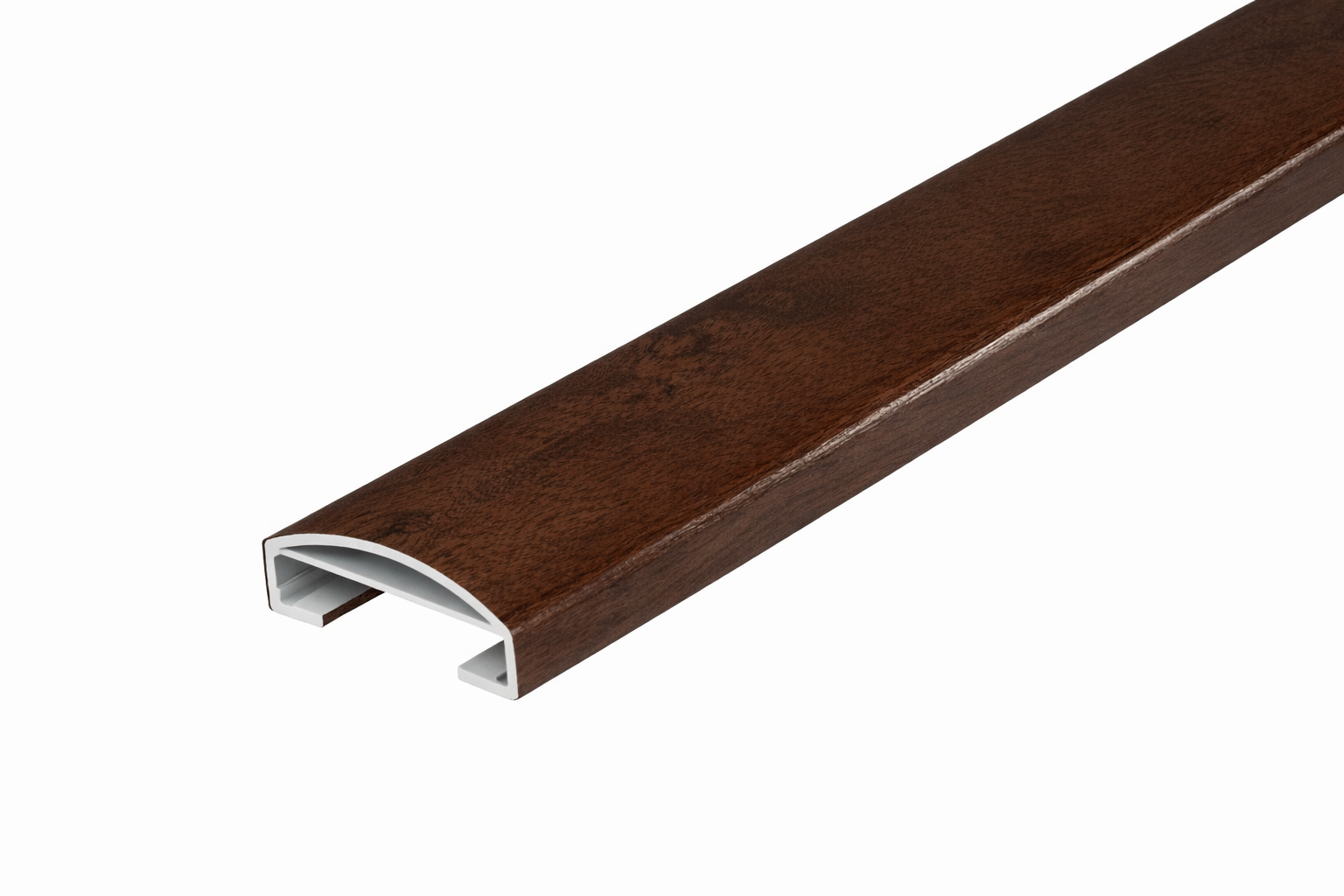 Balkonhandlauf Kunststoff Nussbaum - 90x40 mm Balkongeländer