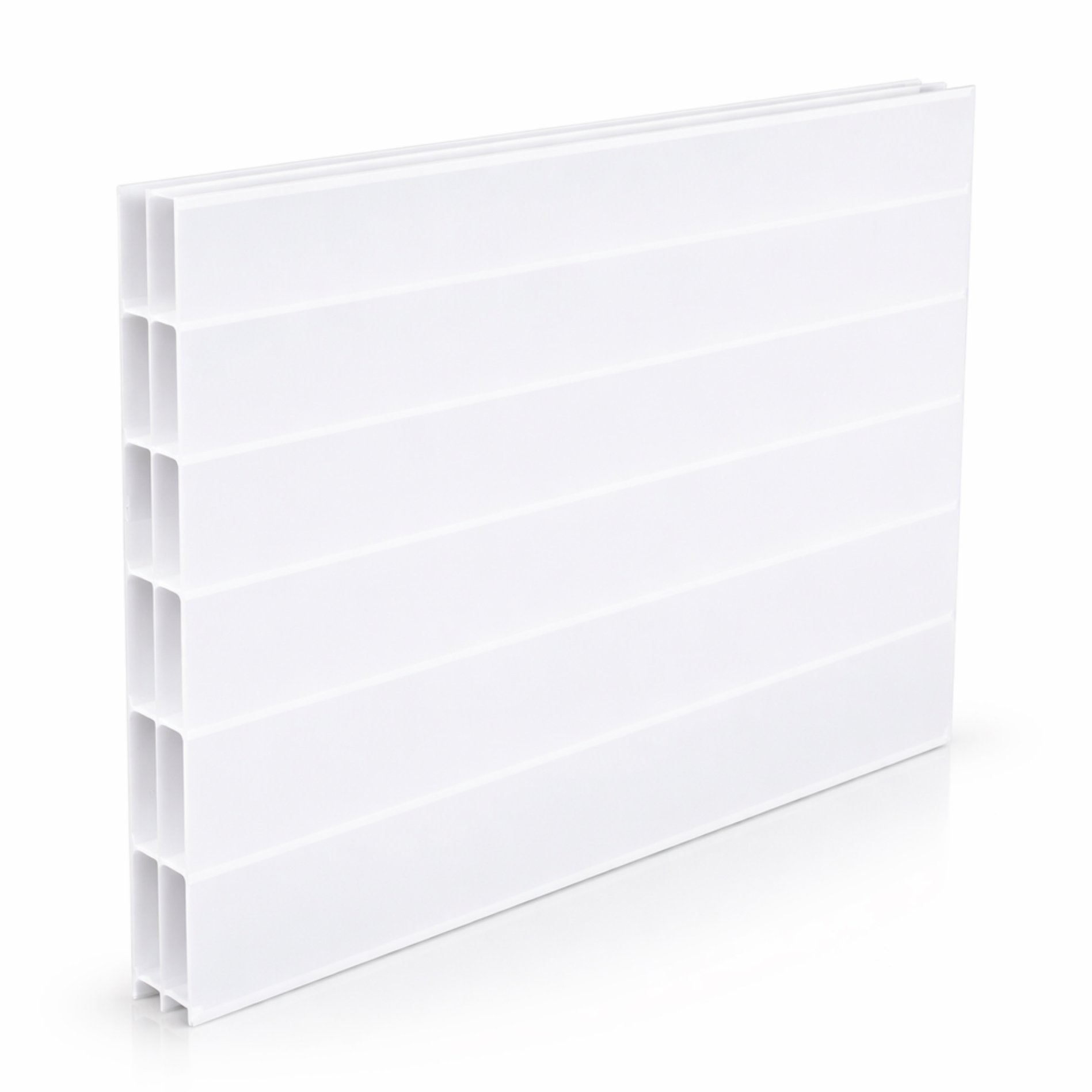 Doppelstegplatte 16 mm Weiß / Opal - Polycarbonat Hohlkammerplatten 3-fach