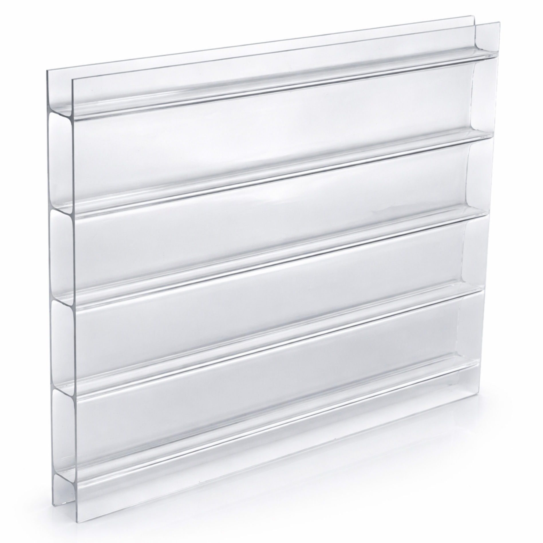 Acryl Stegplatte 16 mm Farblos / Klar - Acrylglas Hohlkammerplatten Hagelfest Highlux® 