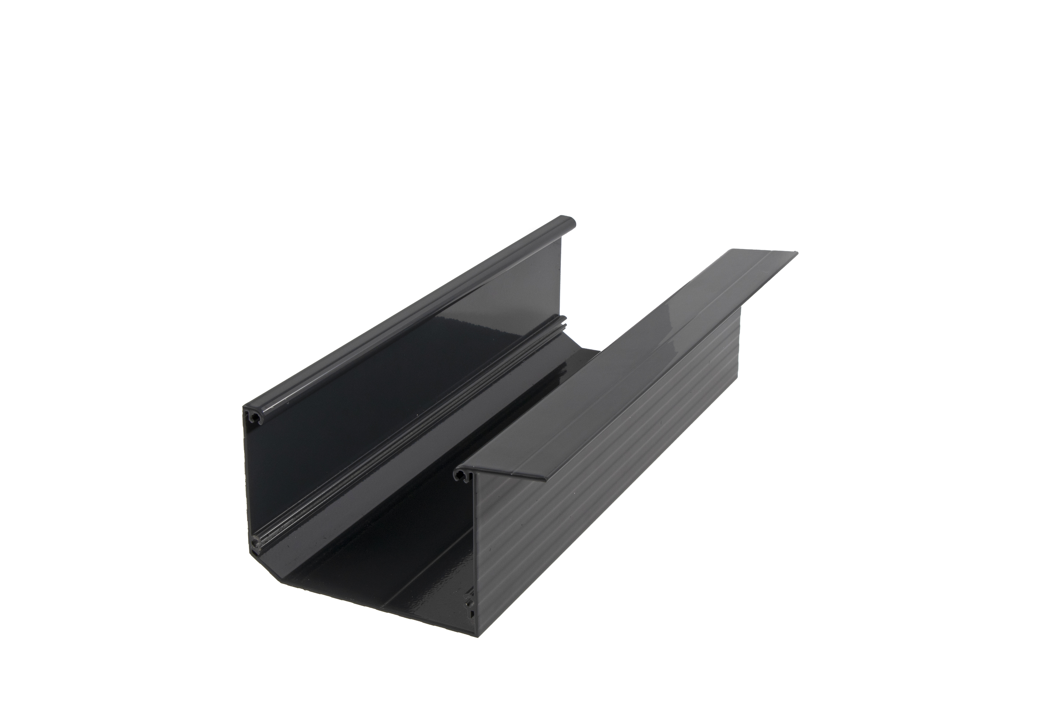 Kastenrinne / Regenrinne Alu Anthrazit - 110 x 80 mm Kastenrinne / Regenrinne Alu Anthrazit - 110 x 80 mm