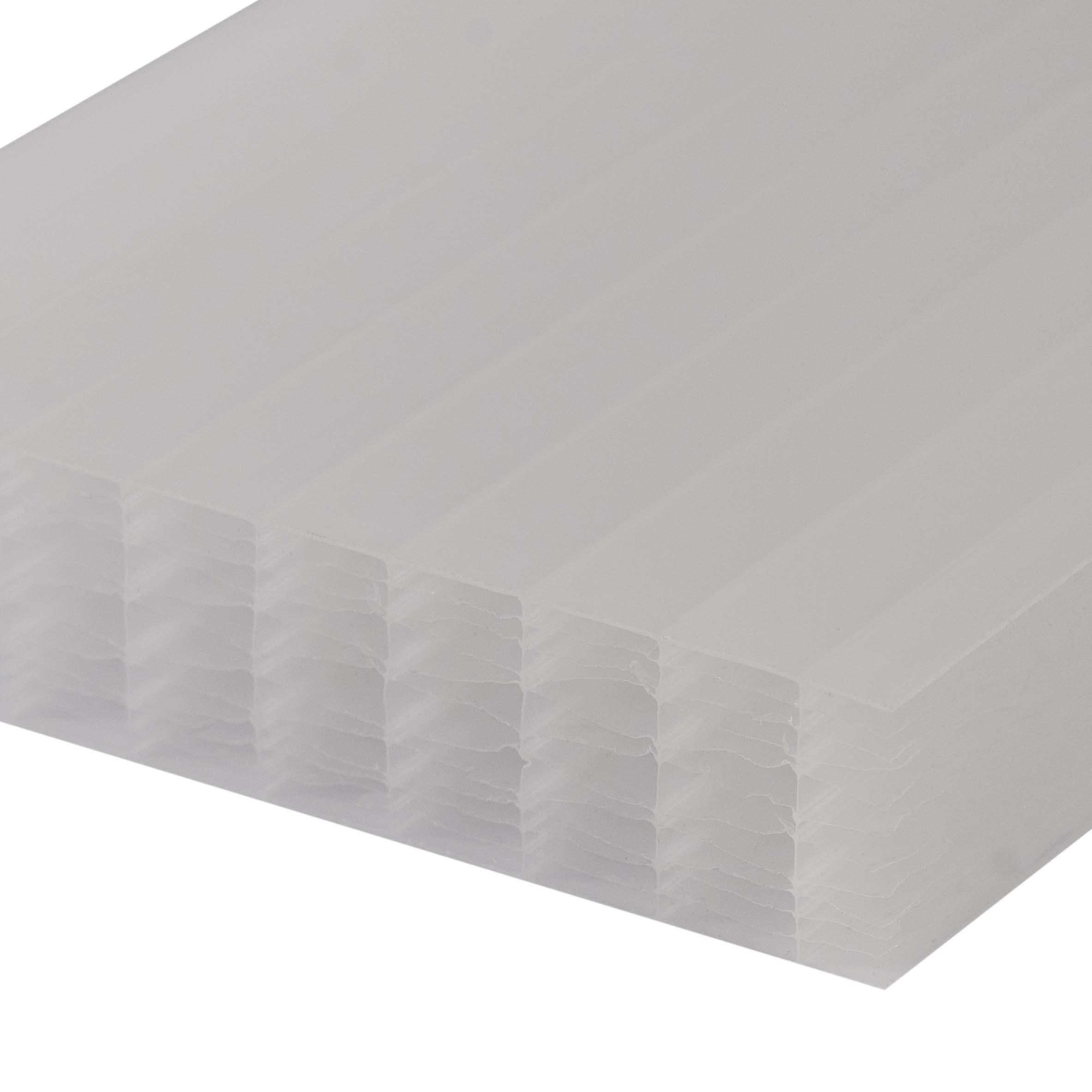 Stegplatte 32 mm Weiß IQ Relax - Polycarbonat Hohlkammerplatten Hagelfest & UV geschützt