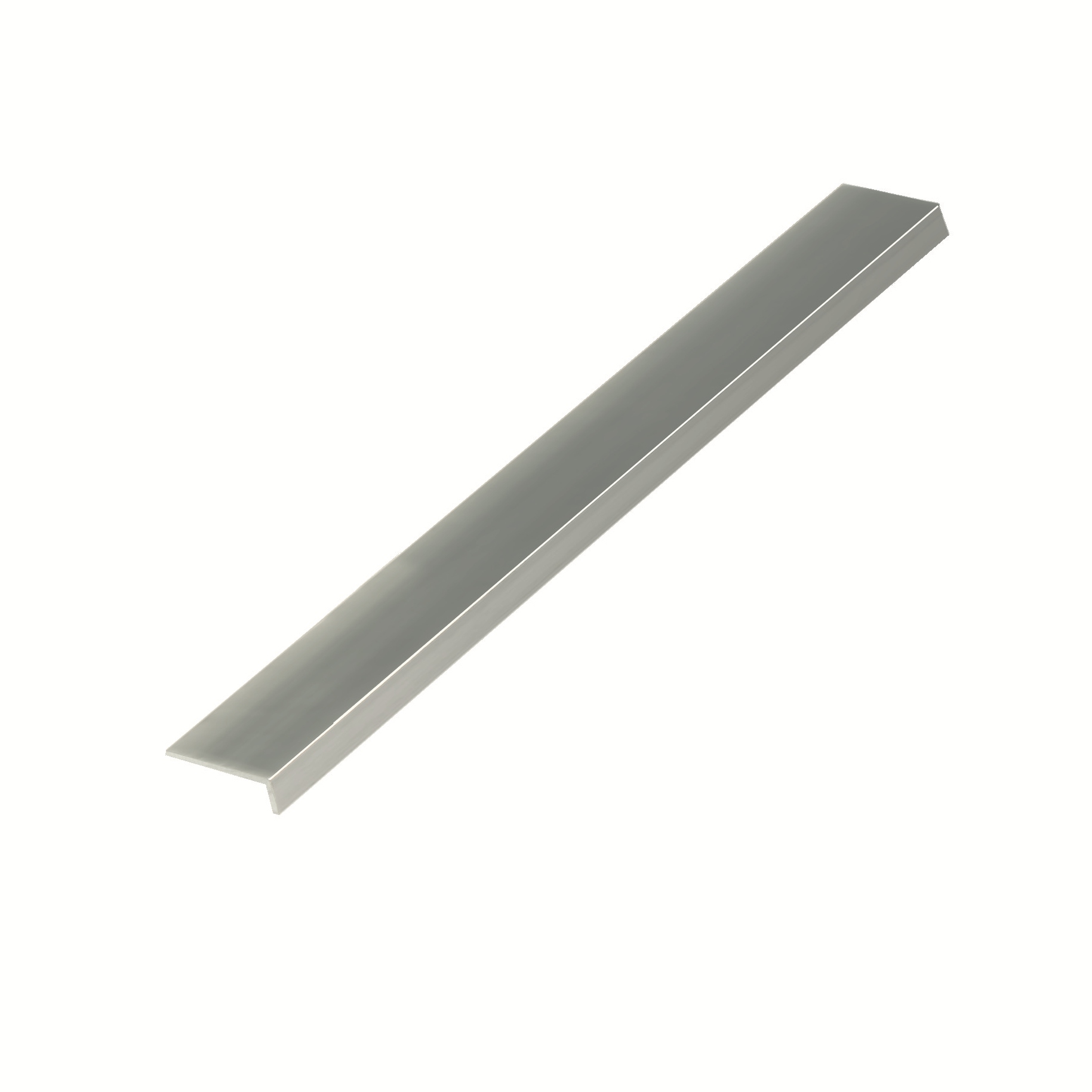 Alu Abschlussprofil Slim 3m Silber eloxiert für 3 mm Platten | ALUCOM®
