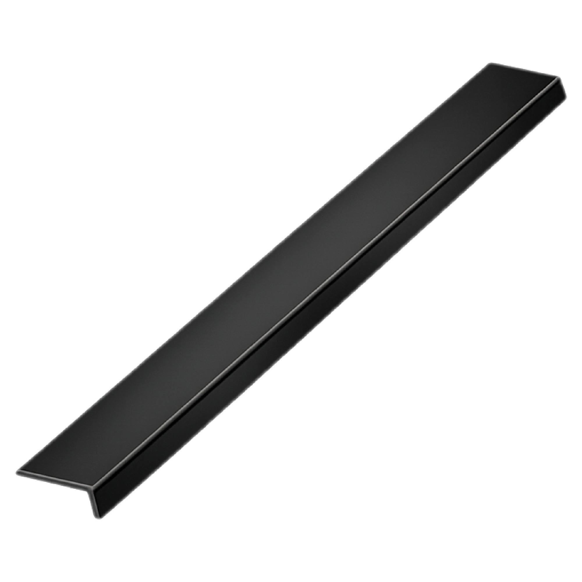 Alu Abschlussprofil Slim 3m Schwarz eloxiert für 3 mm Platten | ALUCOM®