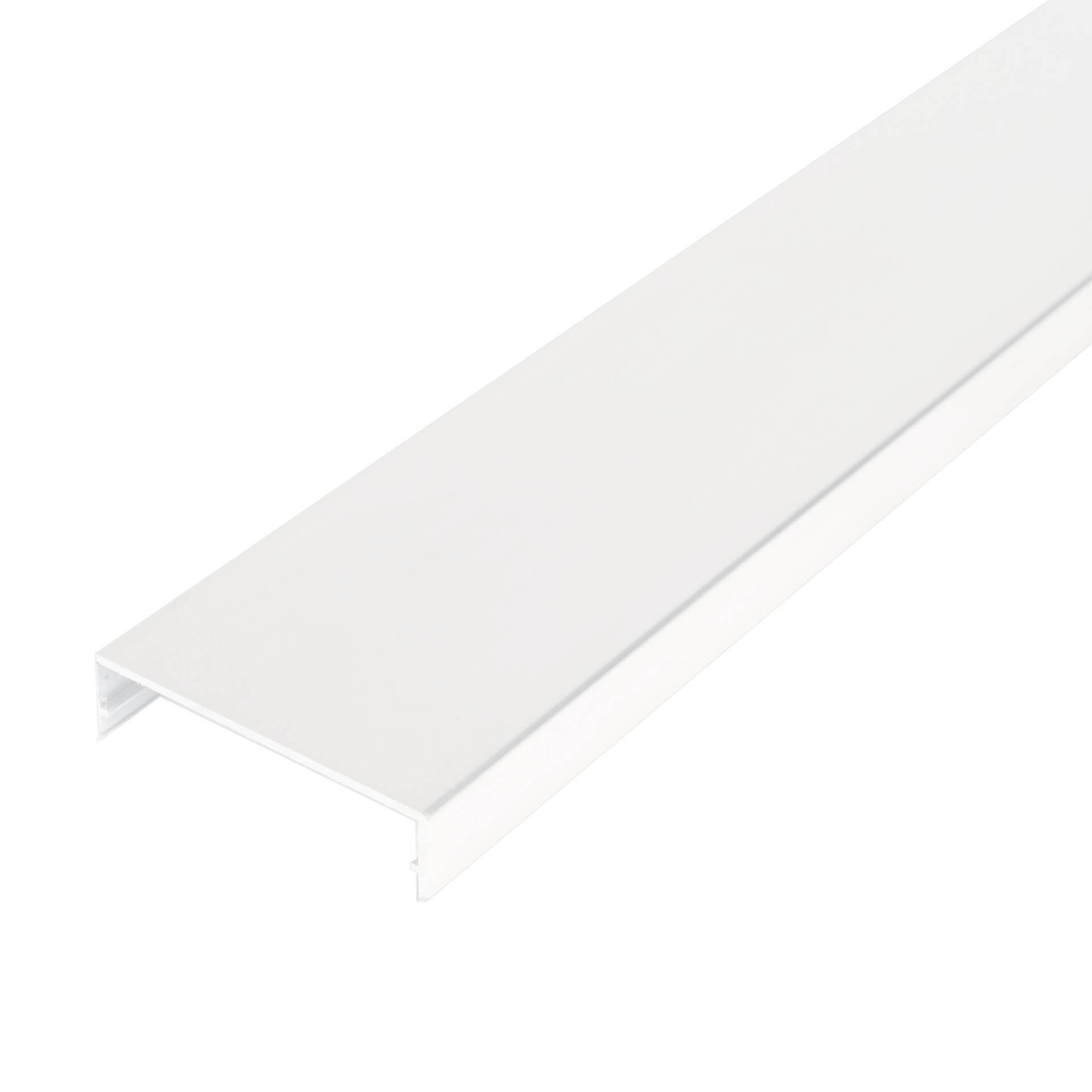 Klemmdeckel Weiß Alu - 60 mm breit  Klemmdeckel Weiß Alu - 60 mm breit