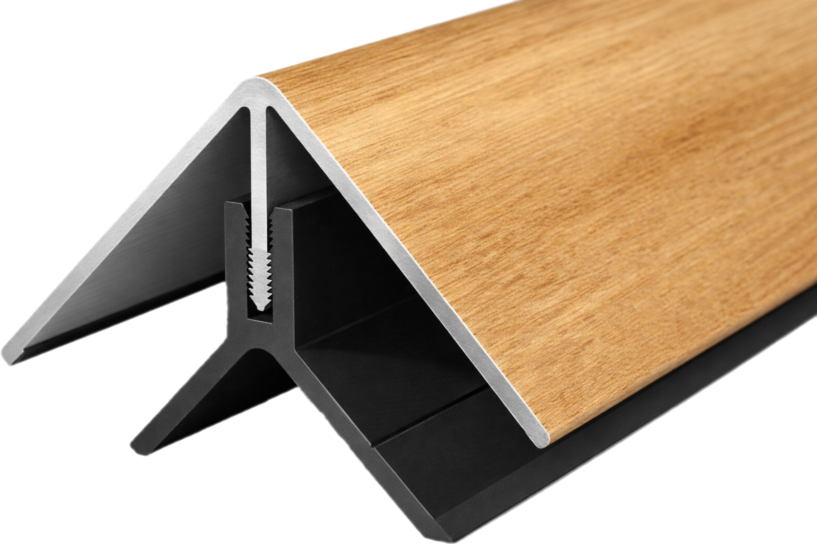 Eckprofil 2-teilig Alu-Kunststoff | MIKUPAN® - Sibirische Lärche