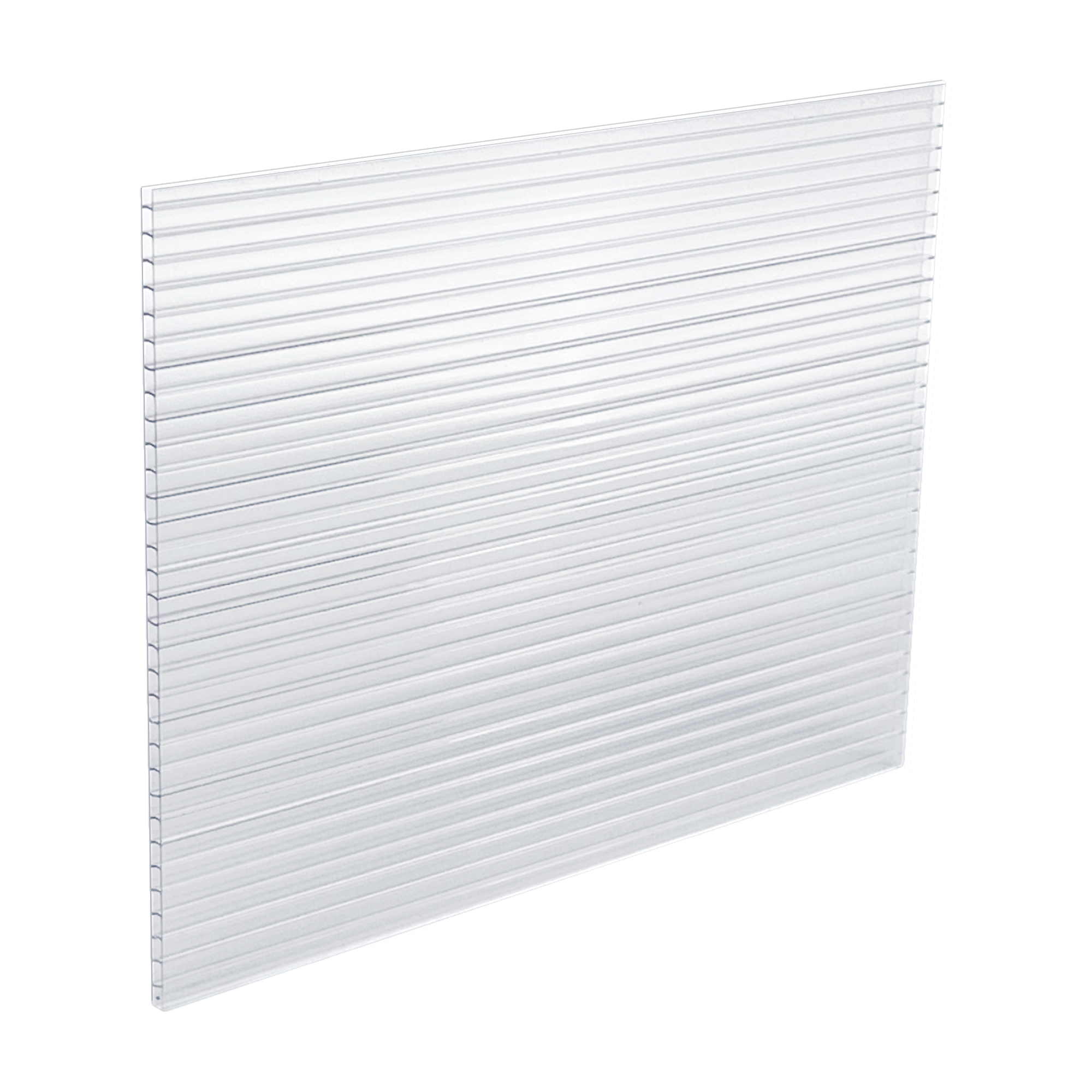 Doppelstegplatte 4 mm Farblos / Klar - Polycarbonat Hohlkammerplatten 
