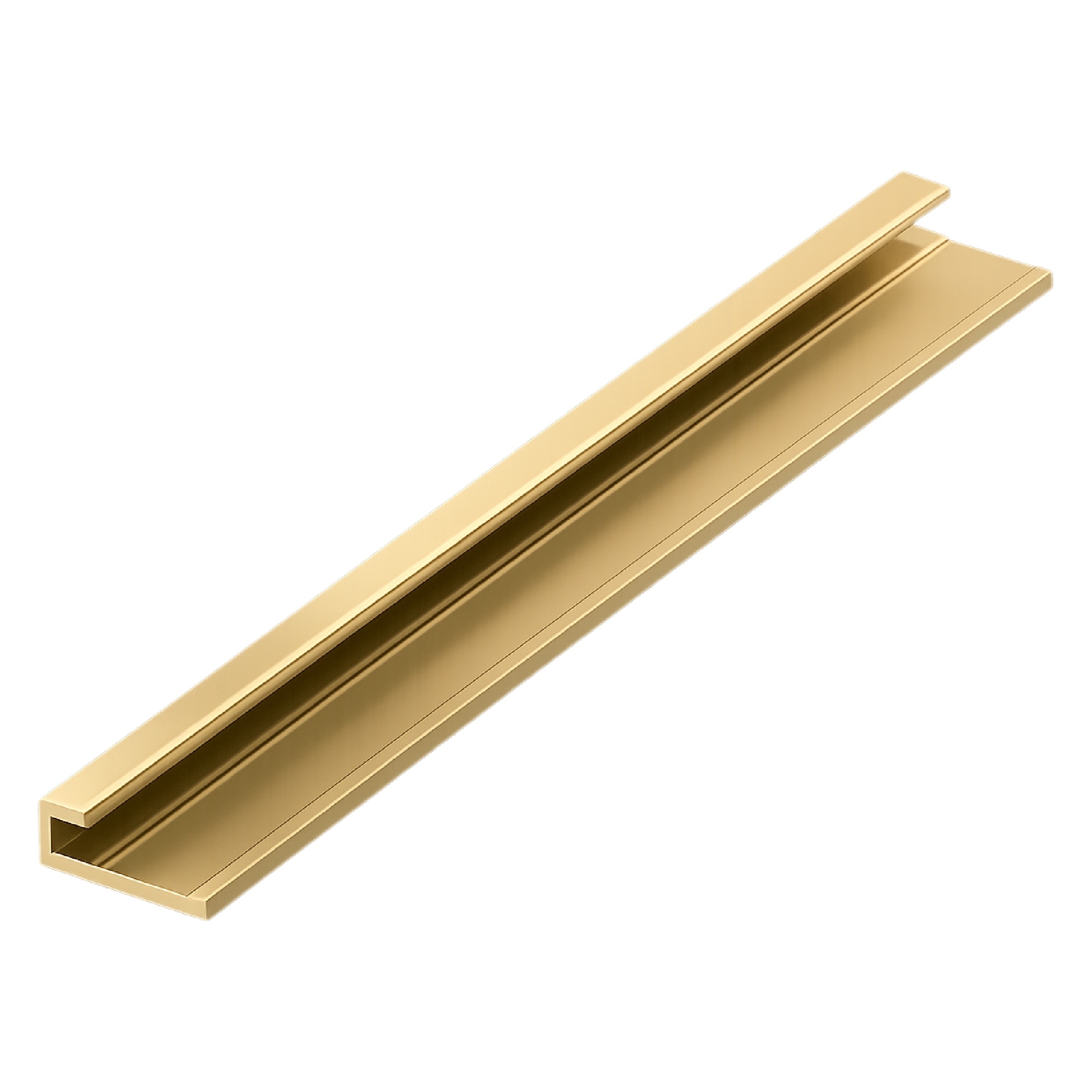 Alu Abschlussprofil 3m Gold eloxiert für 3 mm Platten | ALUCOM®