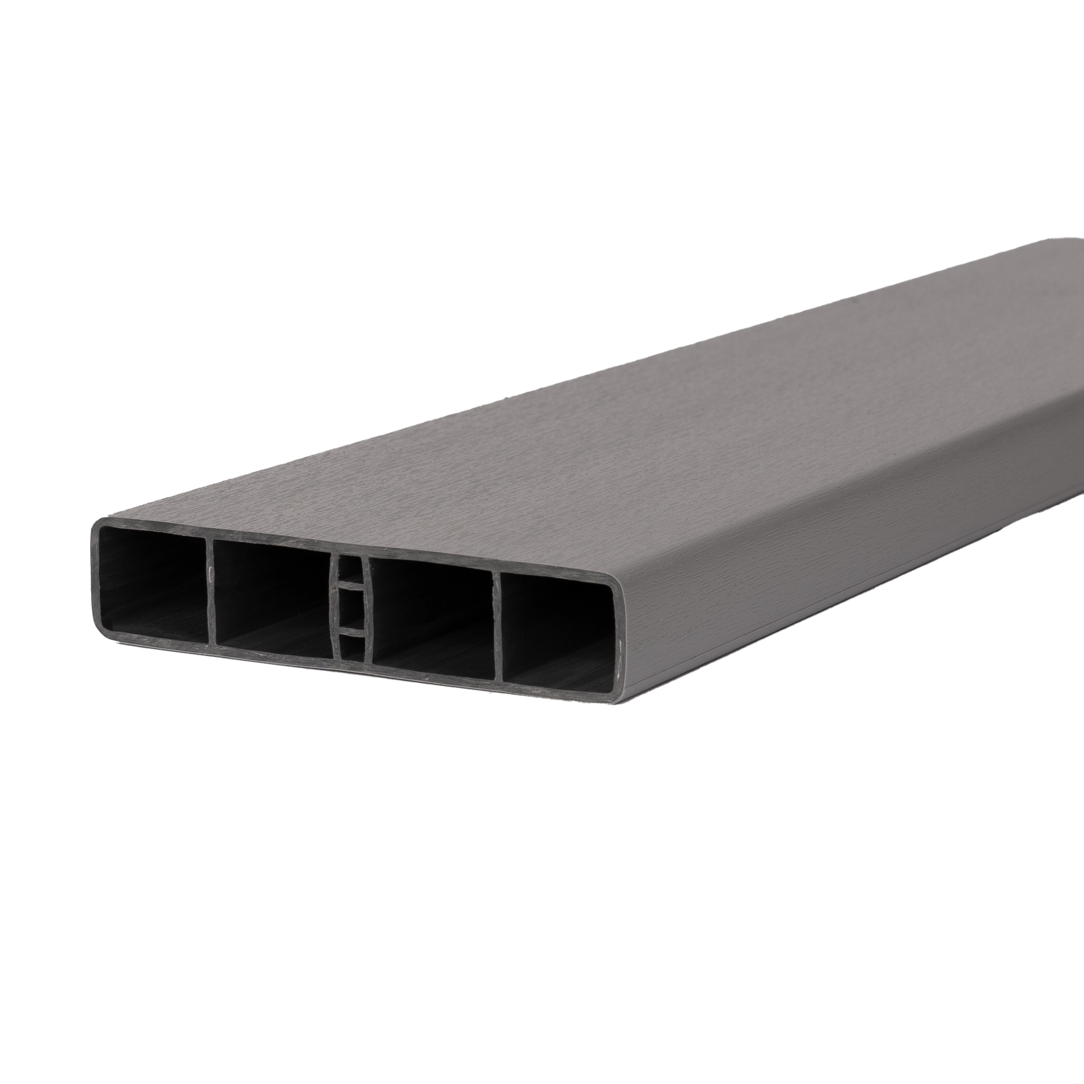 Balkonbrett Kunststoff Silbergrau ähnl. RAL 7001 - Balkonprofile 120 x 25 mm MIKUPAN® Balkonbrett Kunststoff Silbergrau ähnl. RAL 7001 - Balkonprofile 120 x 25 mm MIKUPAN®