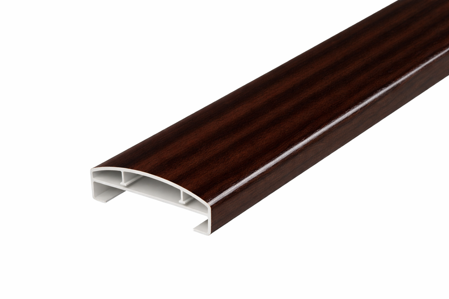 Balkonhandlauf Kunststoff Mahagoni - 150x45 mm Balkongeländer 