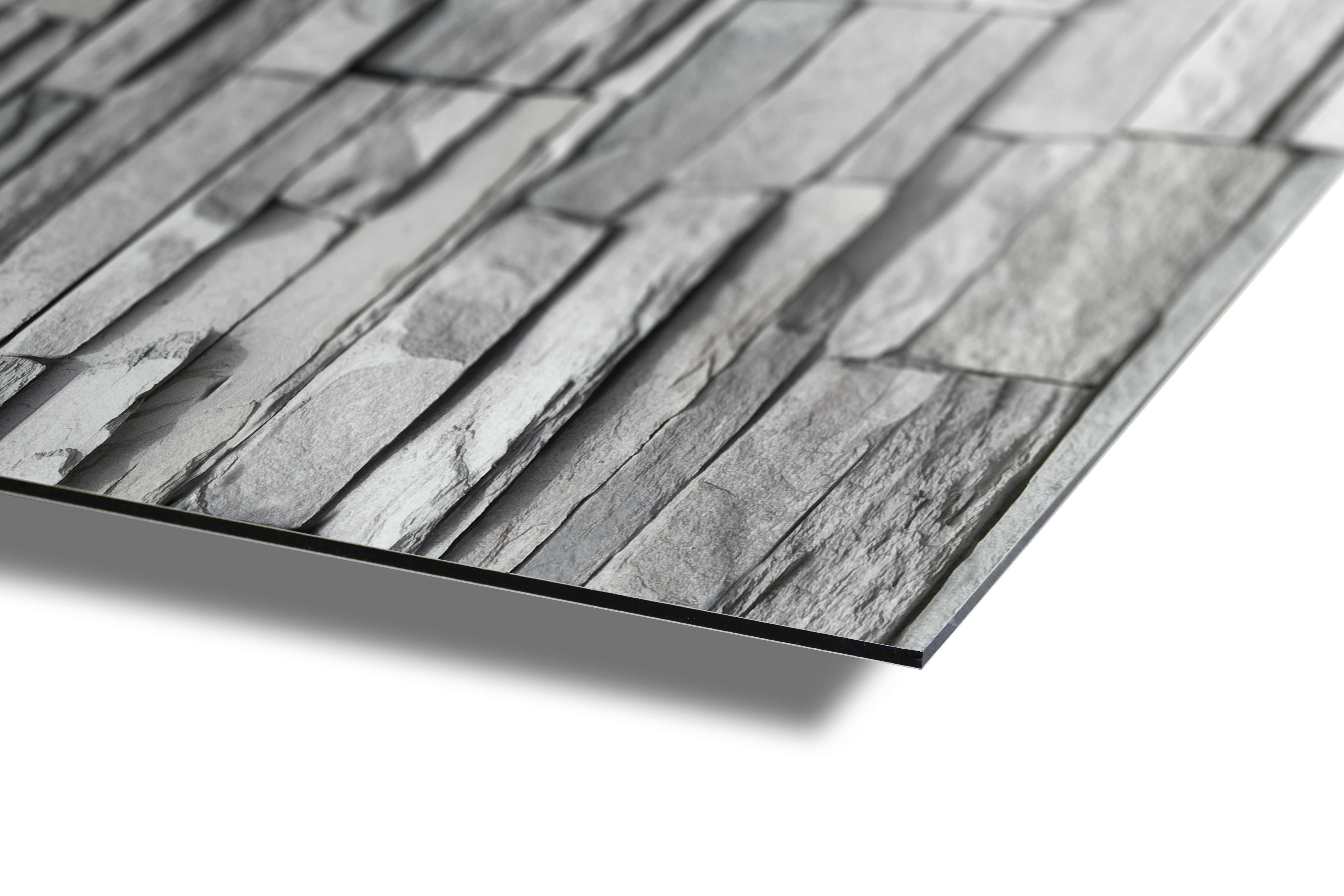 ALUCOM Alu Verbundplatten 6 mm / Dekor: Bruchstein Ziegeloptik ALUCOM Alu Verbundplatten 6 mm / Dekor: Bruchstein Ziegeloptik