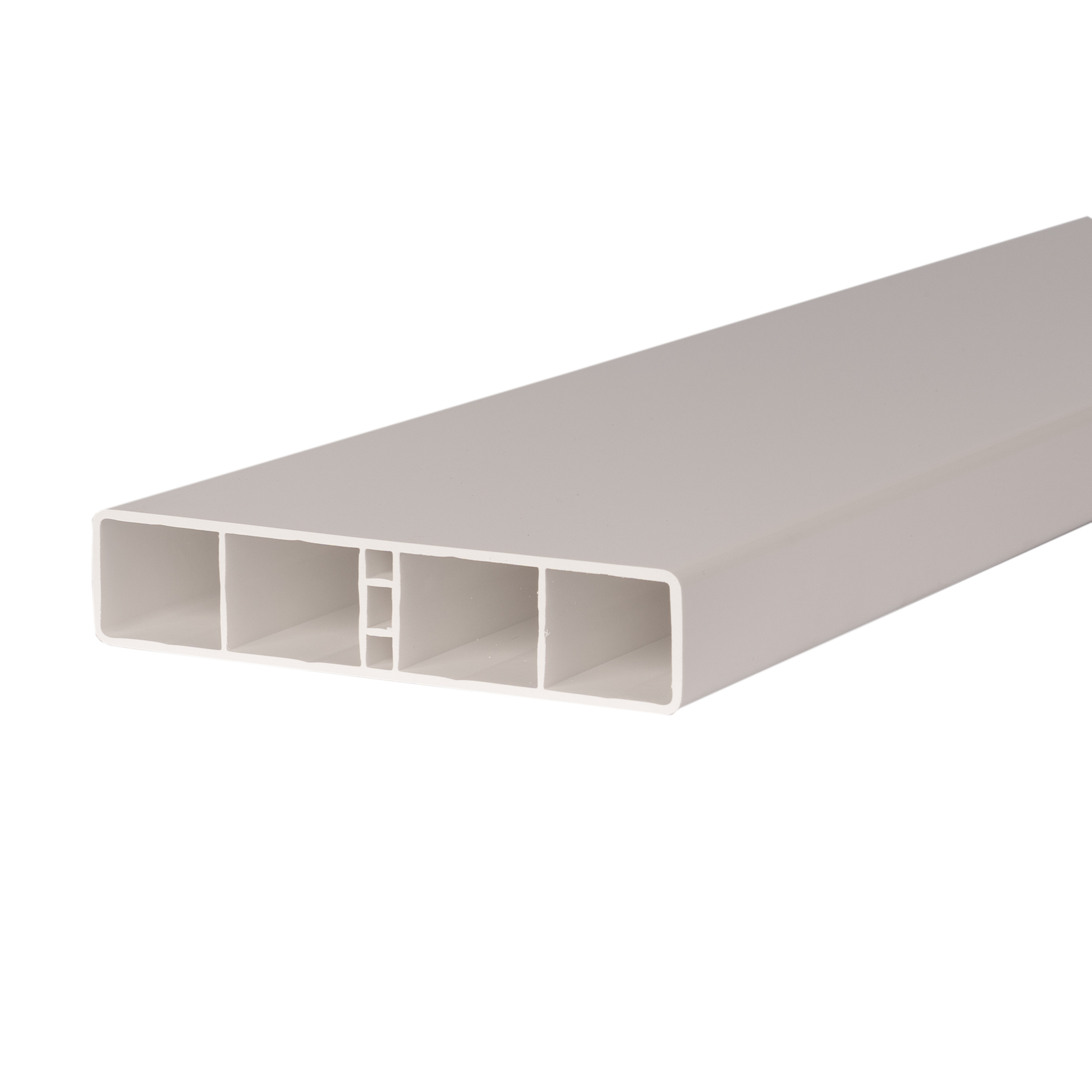 Balkonbrett Kunststoff Weiß - Balkonprofile 120 x 25 mm MIKUPAN® 