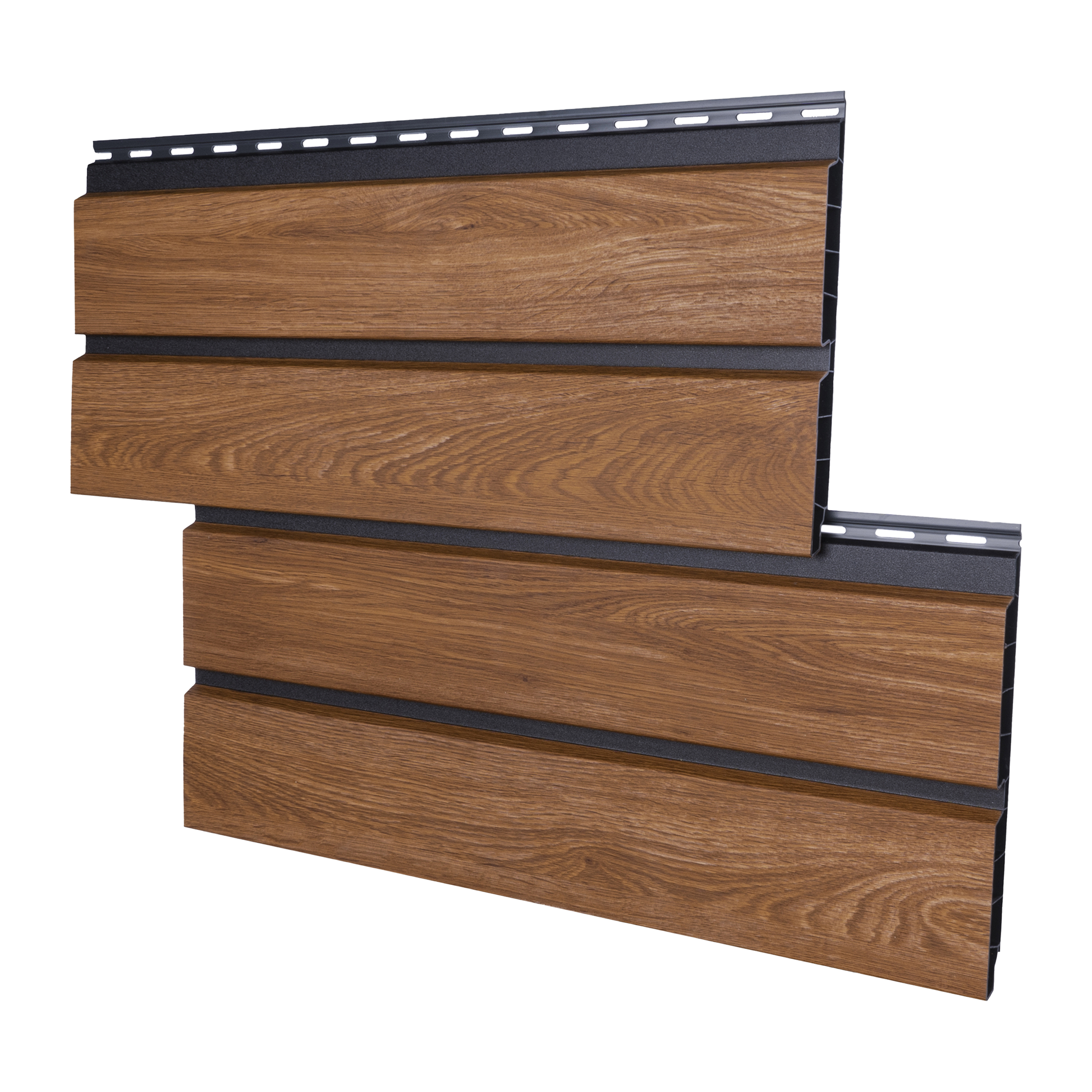 Rhombusleiste Kunststoff MIKUPAN® 200 Shadow Rhombusfassade - Honey Oak Super Matt
