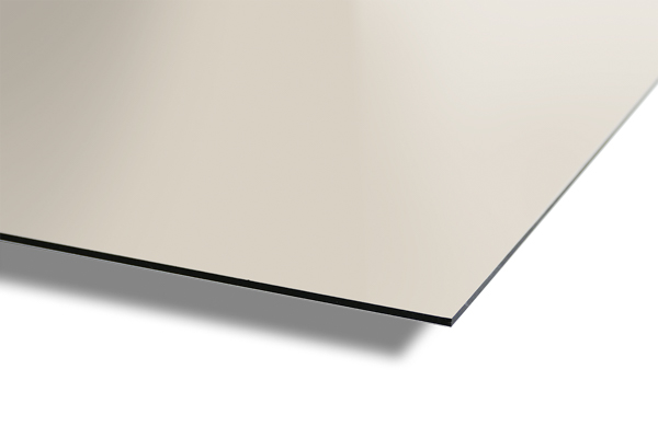 Wandverkleidung Bad Aluverbund - Cremebeige | ALUCOM®