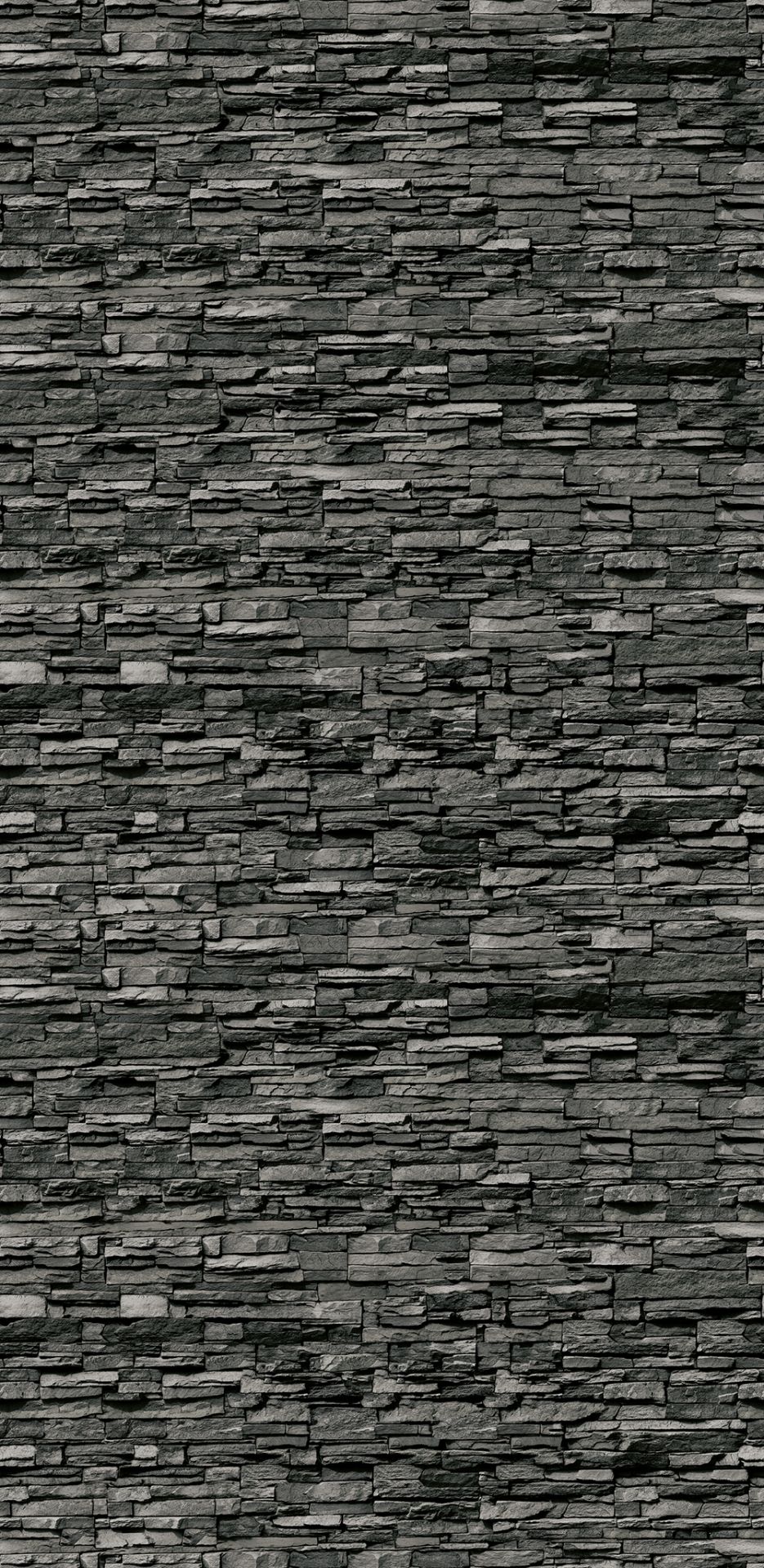  Küchenrückwand Platten ALUCOM® |  Alu Verbundplatten - Bruchstein Dunkel