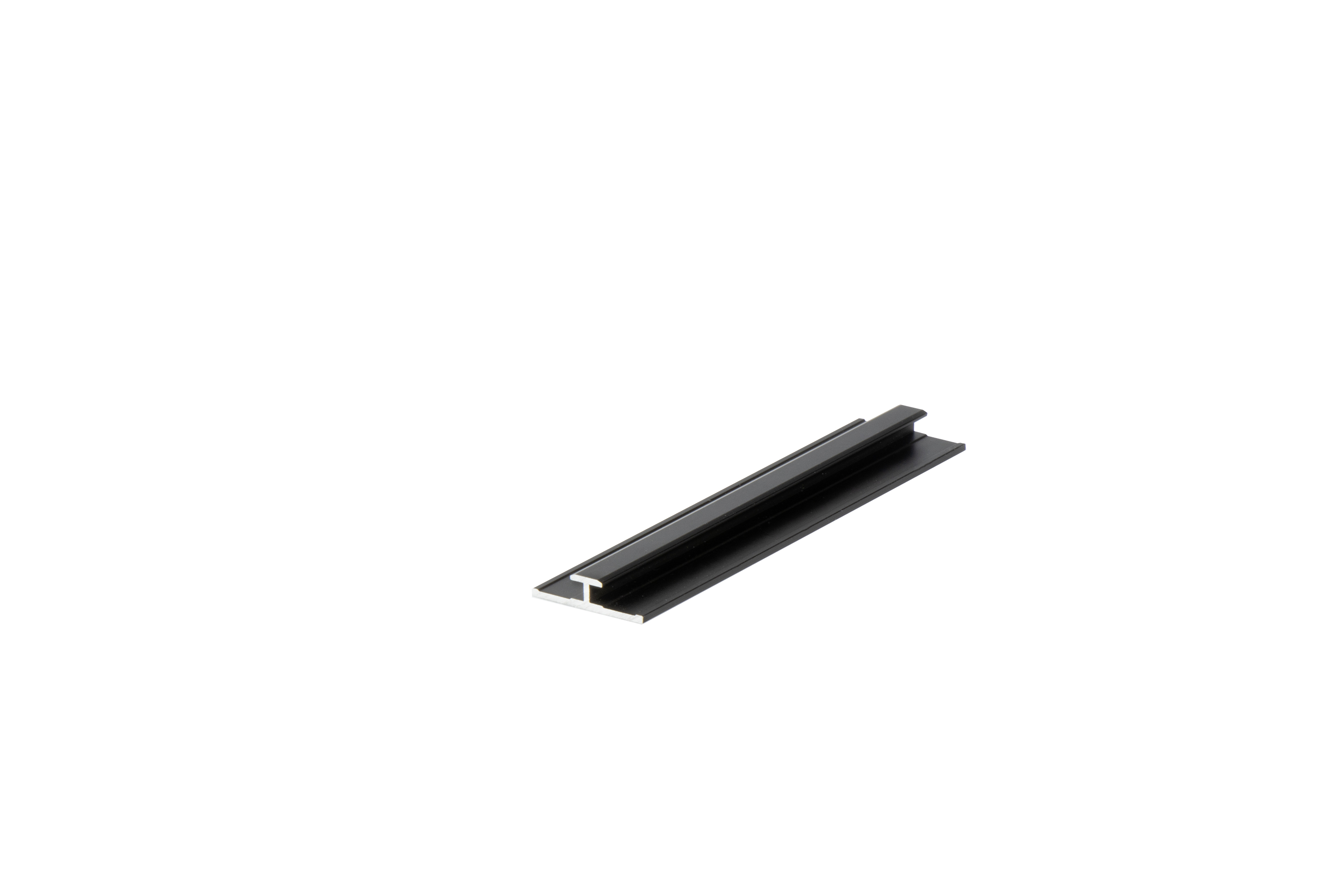 Alu Verbindungsprofil 3m Schwarz eloxiert für 3 mm Platten | ALUCOM® Alu Verbindungsprofil 3m Schwarz eloxiert für 3 mm Platten | ALUCOM®