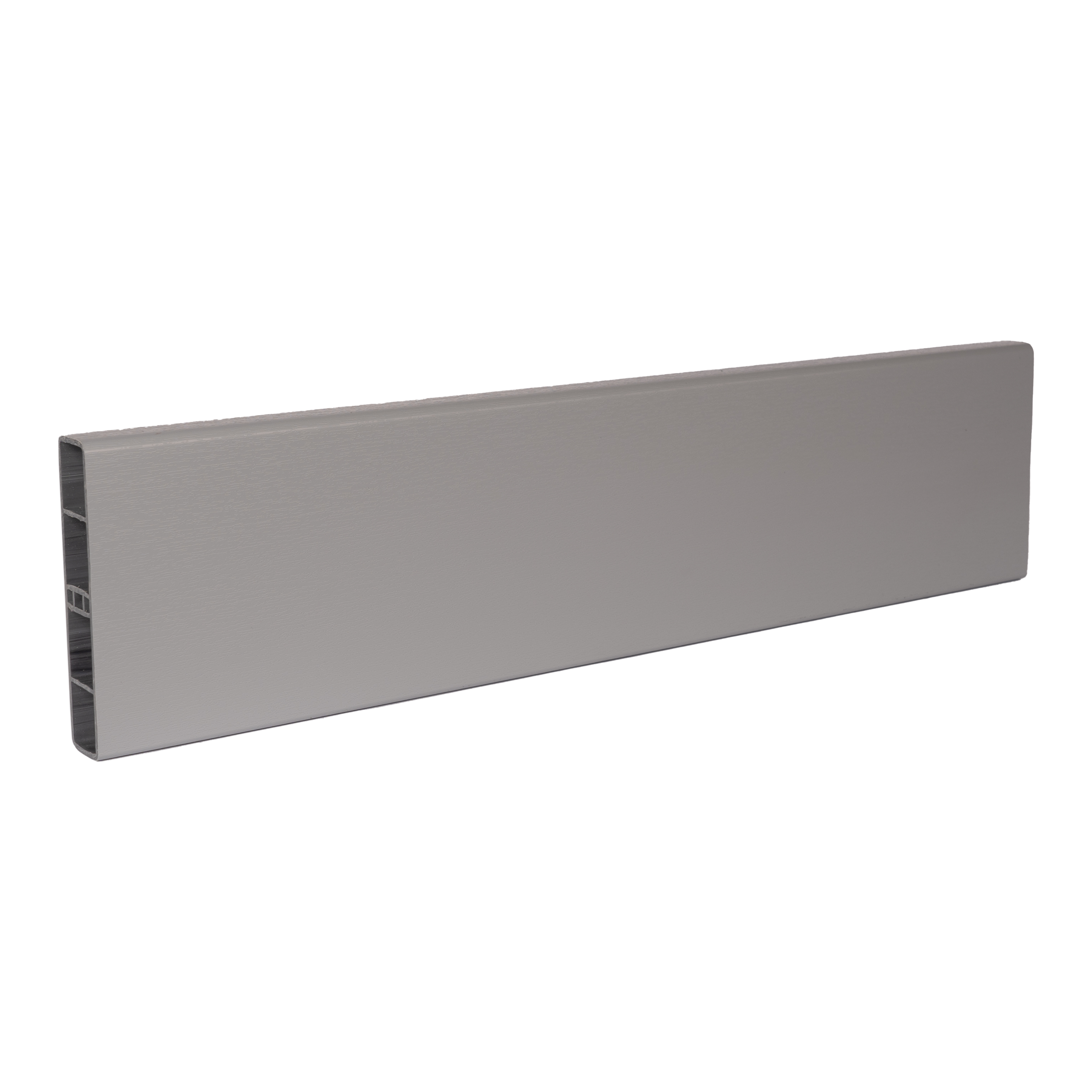 Balkonbrett Kunststoff Silbergrau ähnl. RAL 7001 - Balkonprofile 120 x 25 mm MIKUPAN® Balkonbrett Kunststoff Silbergrau ähnl. RAL 7001 - Balkonprofile 120 x 25 mm MIKUPAN®