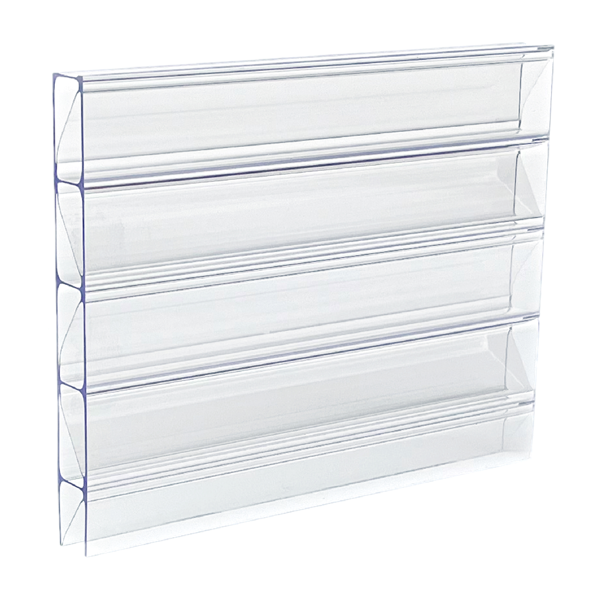 Doppelstegplatte 16 mm Farblos / Klar - Polycarbonat Hohlkammerplatte - Premium Longlife