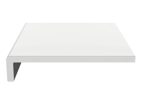 Hartschaum-Winkelprofil - Dachrandverkleidung / Laibungsverkleidung  40/110 mm weiß glatt Hartschaum-Winkelprofil - Dachrandverkleidung / Laibungsverkleidung  40/110 mm weiß glatt